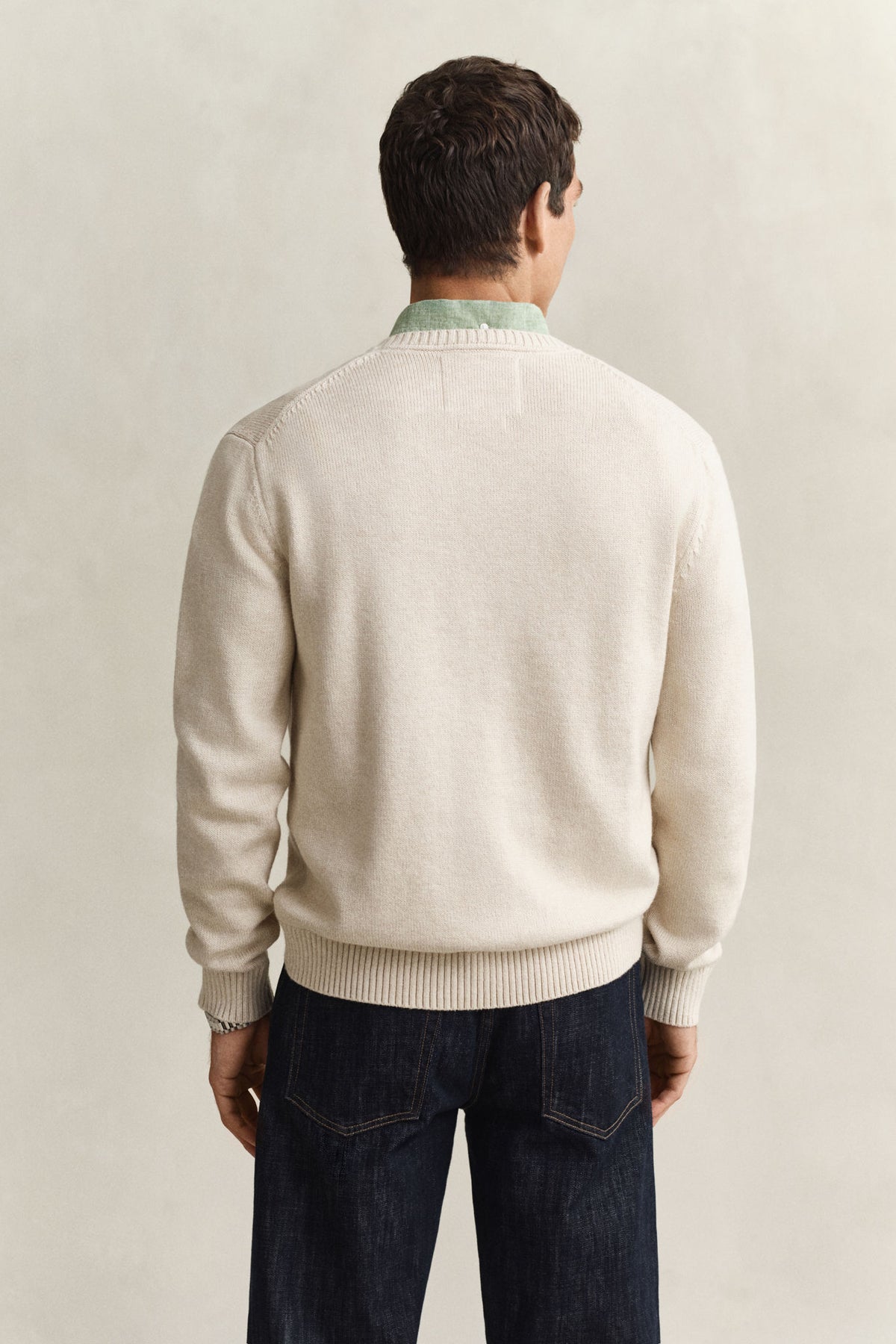 COTTON BLEND C-NECK 8080001 SEED MELANGE