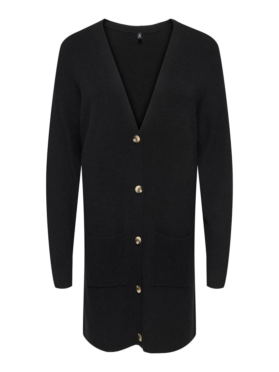 Onlibi Life Ls Rib Long Cardigan Ex Knt