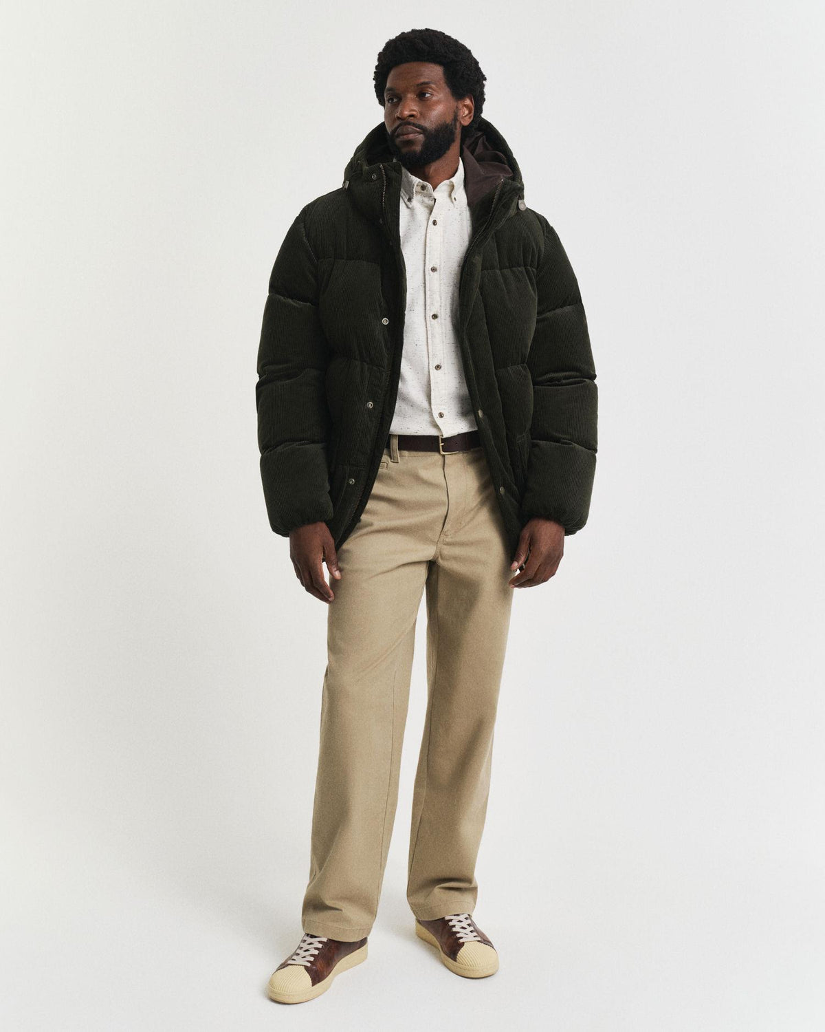 REG NEPS FLANNEL SHIRT 130 CREAM