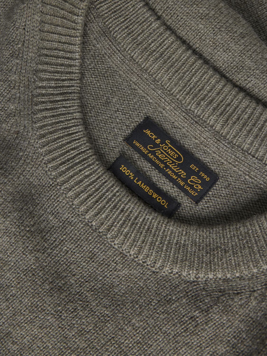 Jprblulambswool Knit Crew Neck