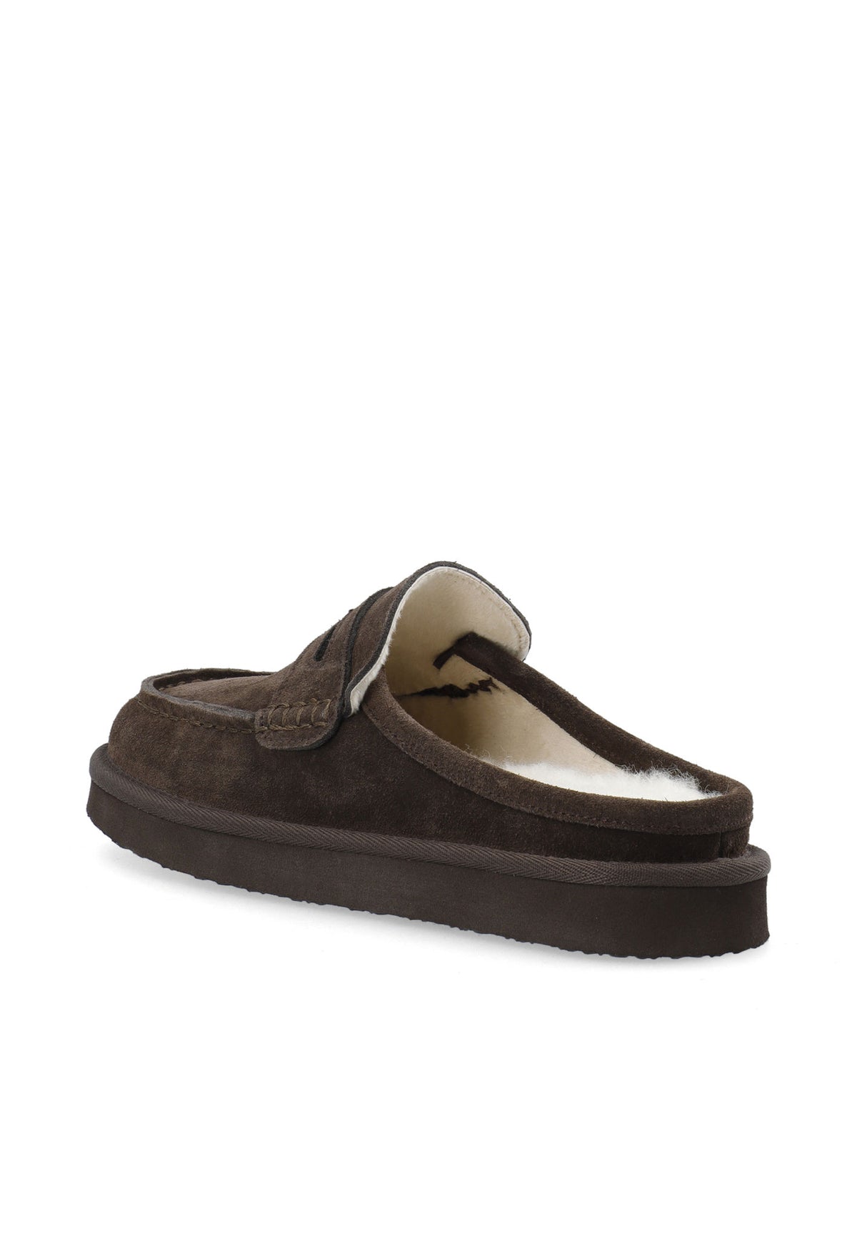 Biasnow Moc Toe Slipper Suede