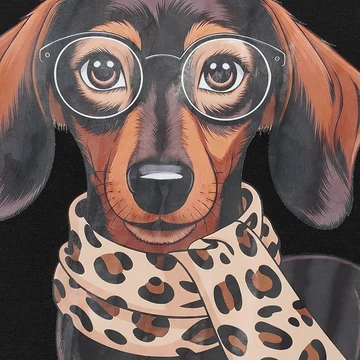 MDCINGE TEE DOG BLACK