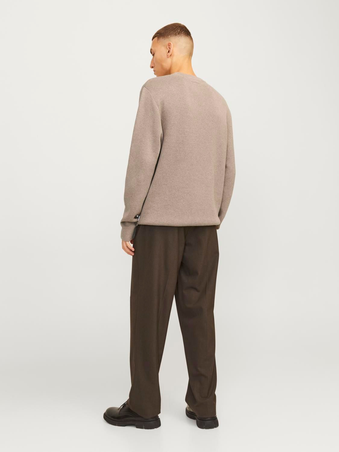 Jjmilano Stitch Knit Crew Neck Sn