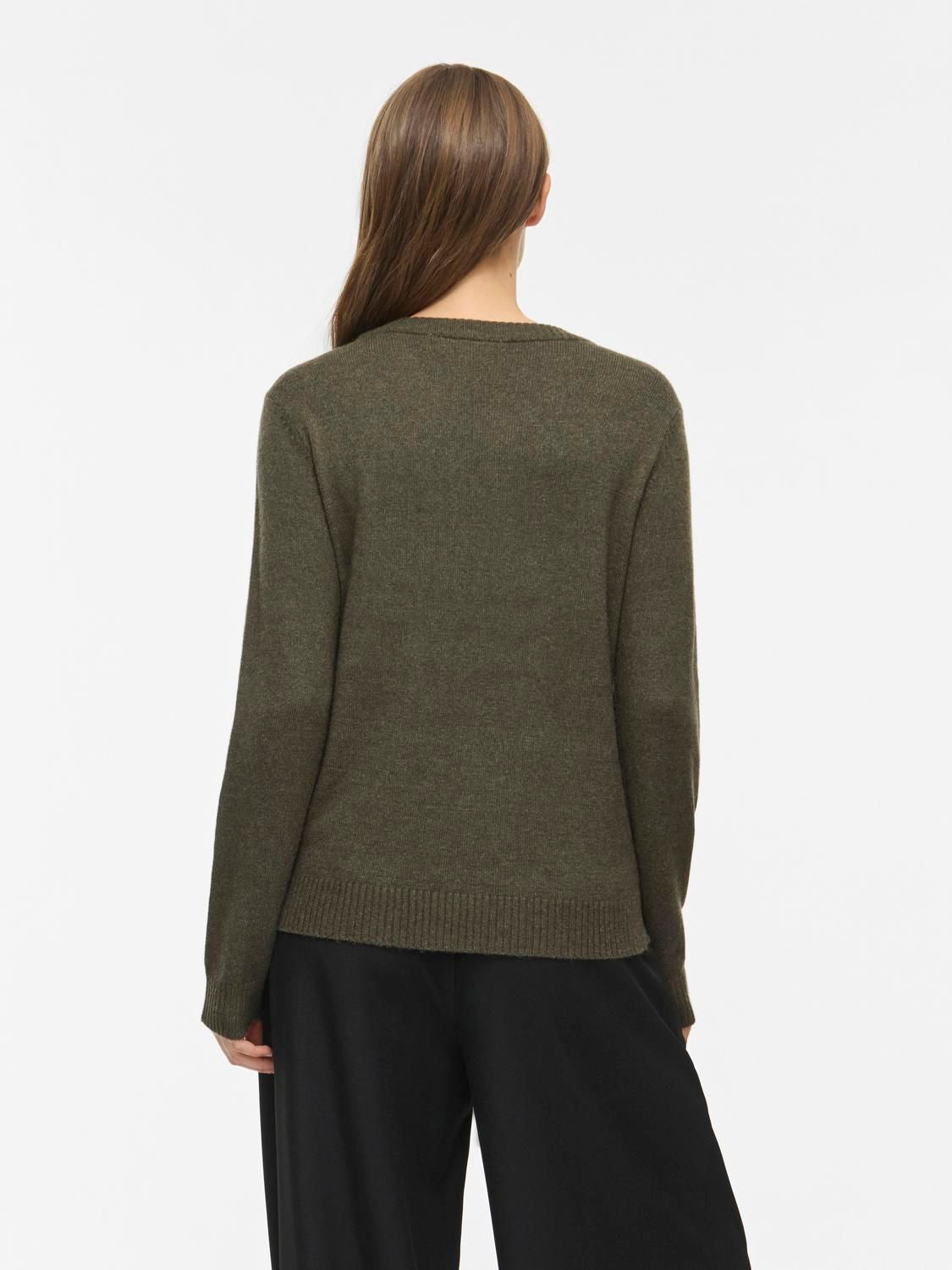 Viril O-Neck L/s Knit Top - Noos