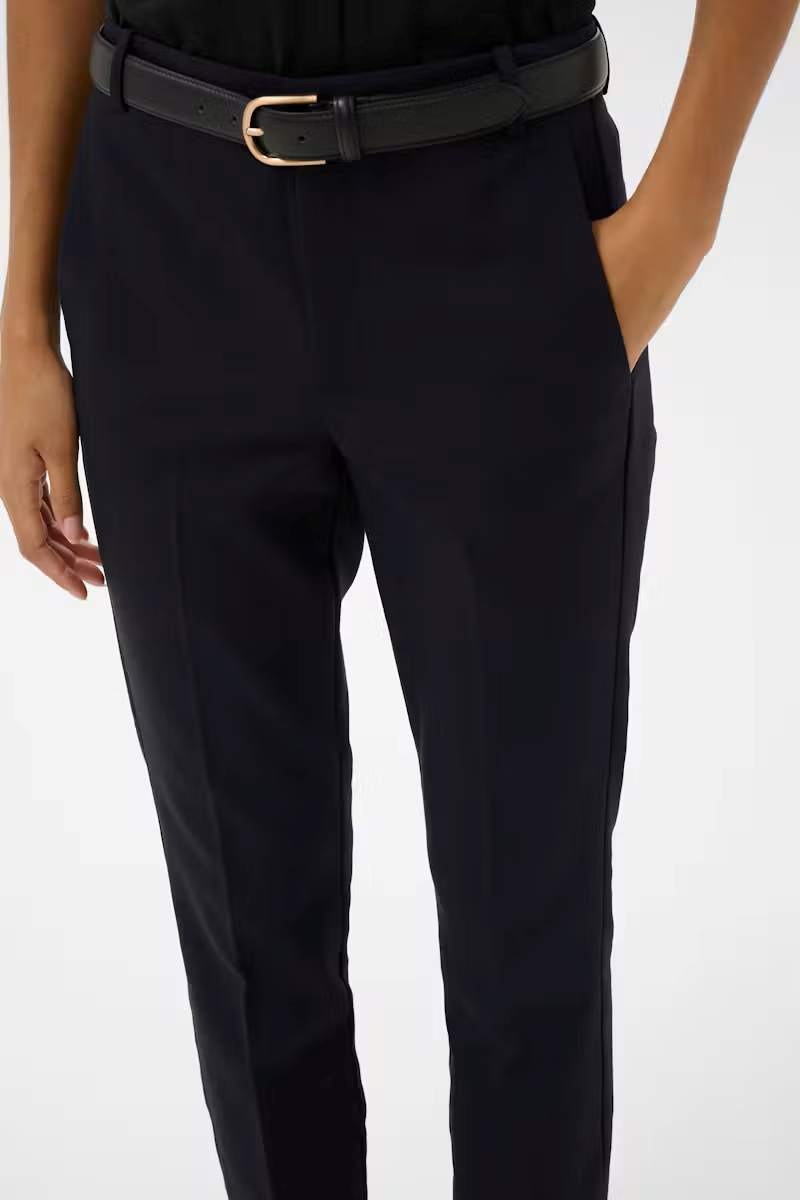 ZellaIW Flat Pant- BLACK
