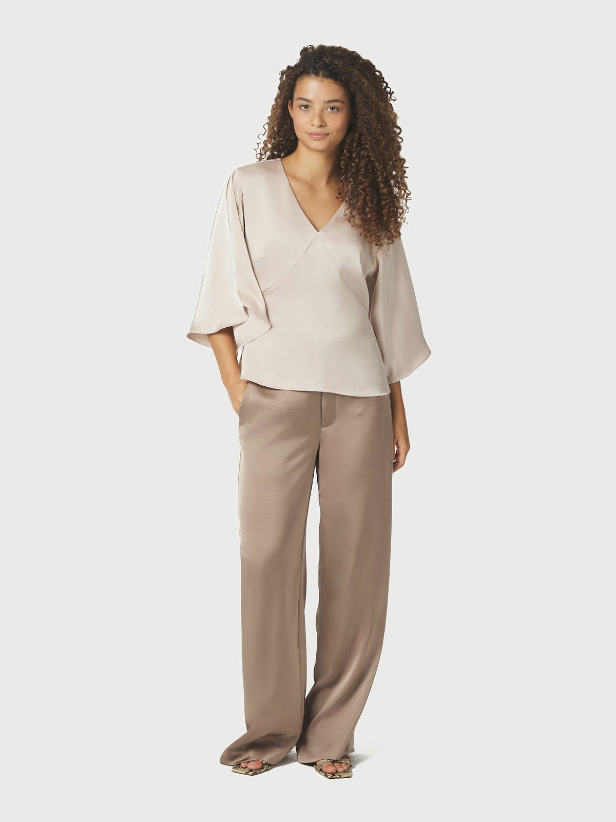 Remana Heavy Sateen Blouse
