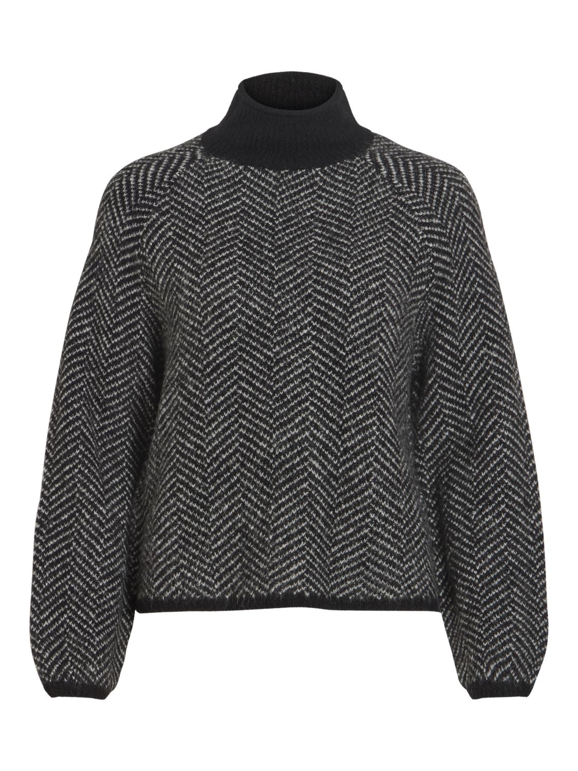 Vilory High Neck L/s Knit Top - Noos
