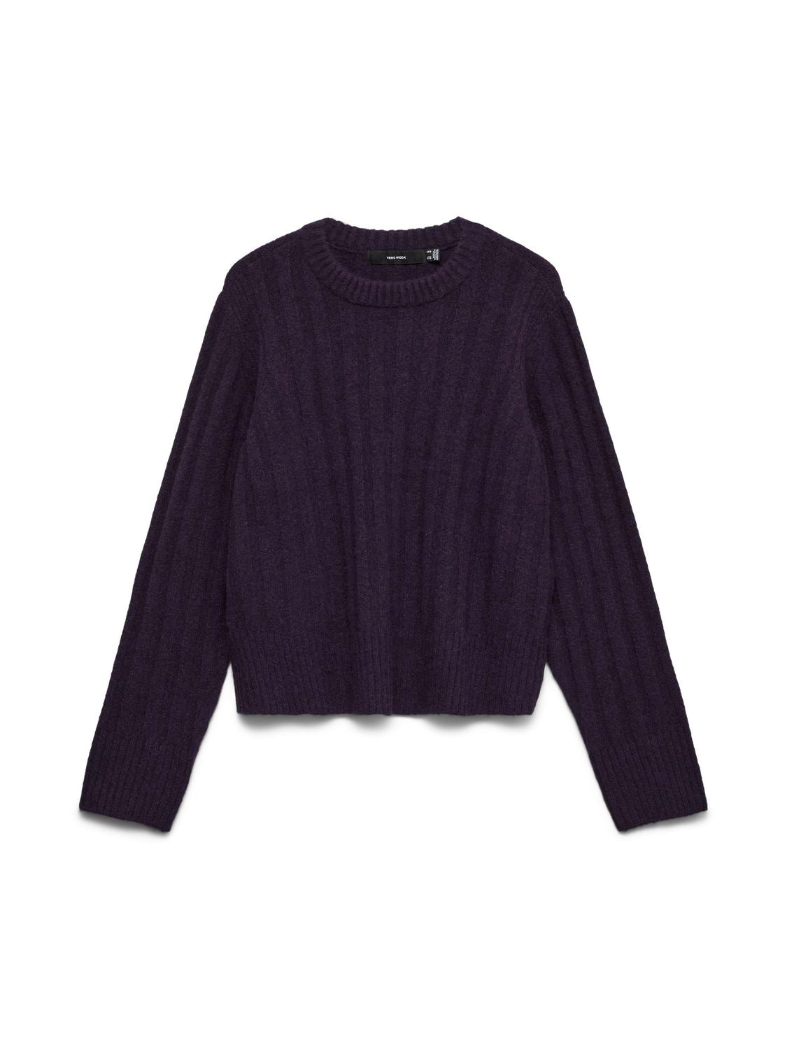 Vmbang Rib Ls O-Neck Pullover Boo
