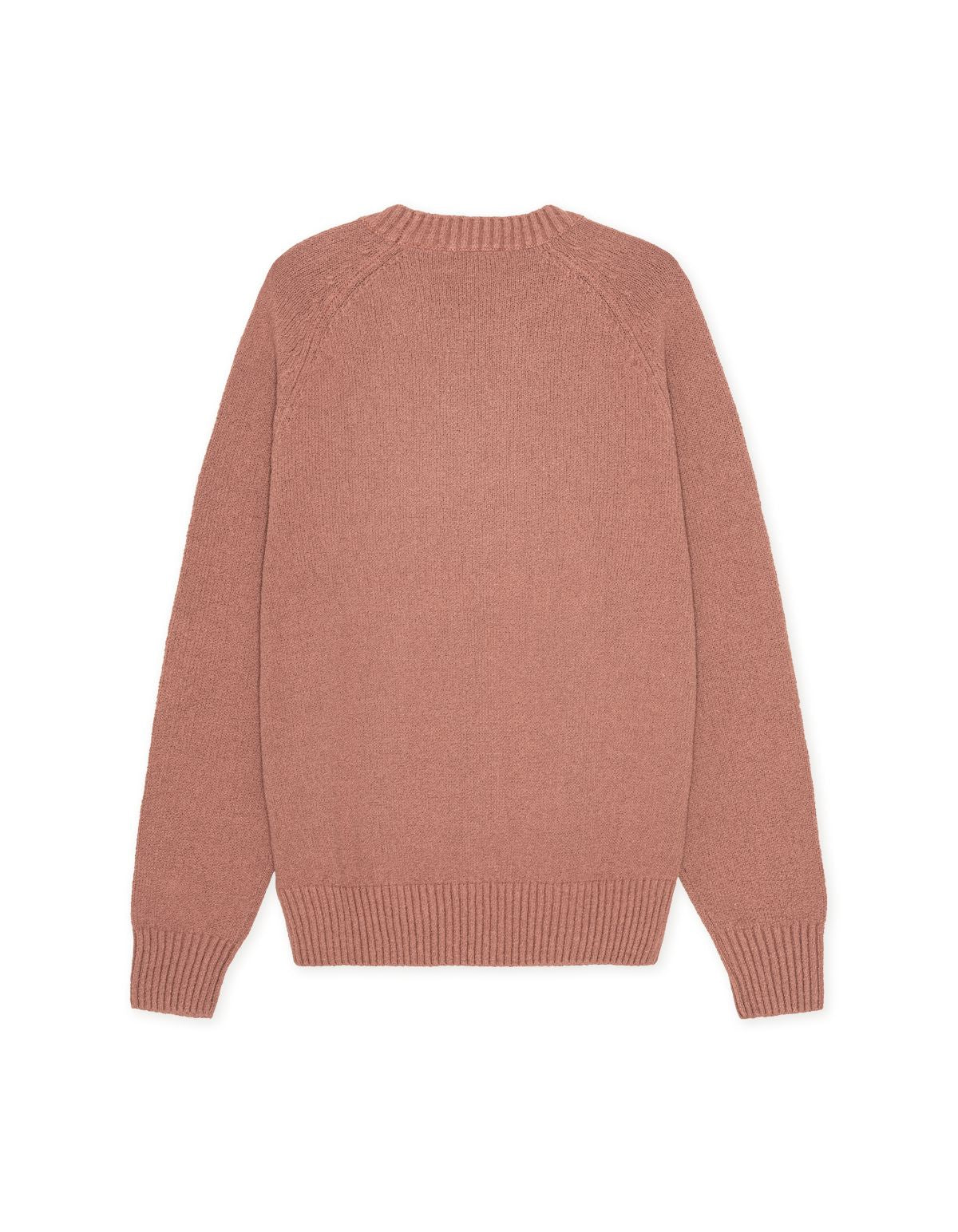 BRAD ROUNDNECK KNIT OYSTER GRAY WHITE