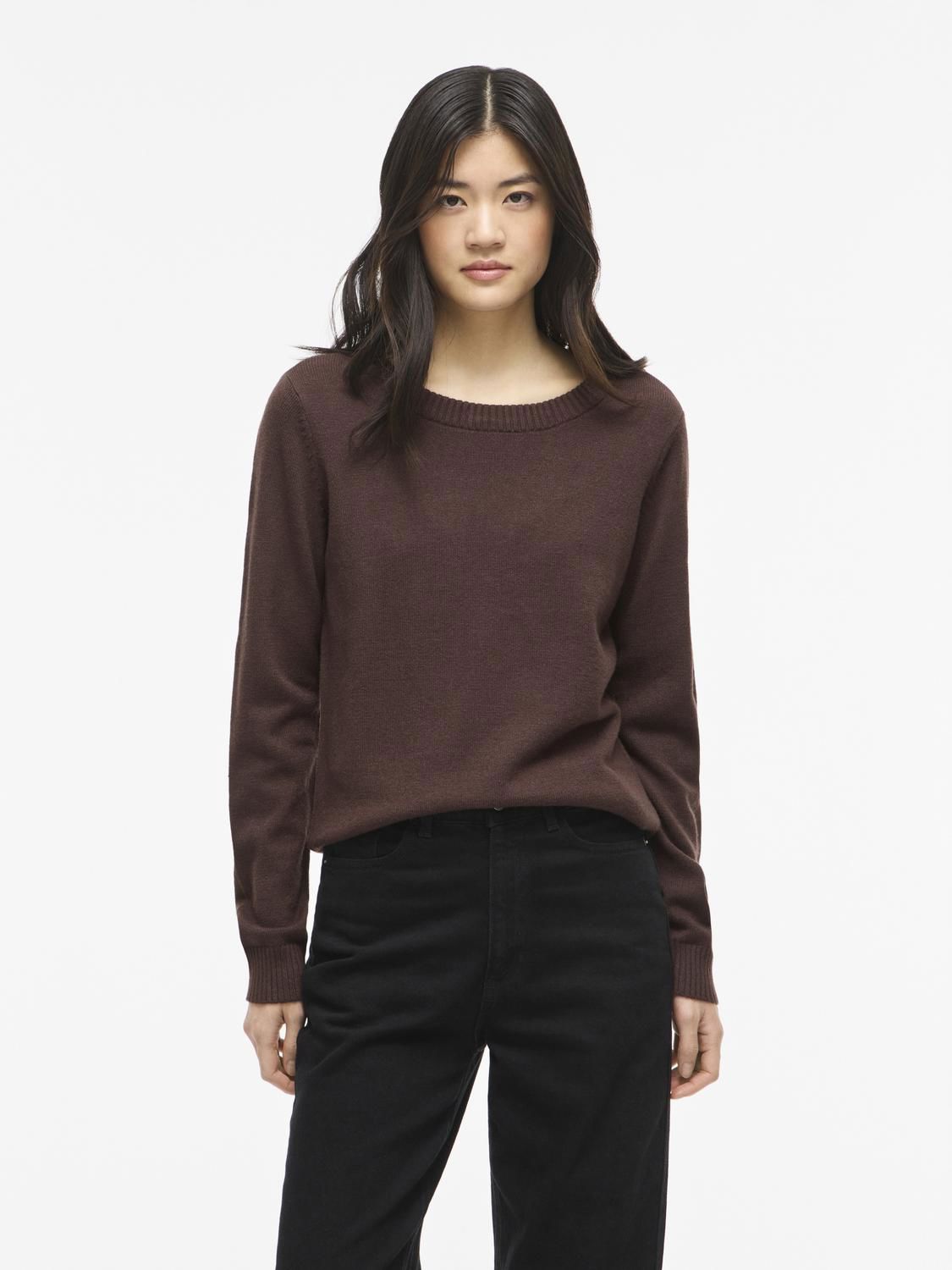 Viril O-Neck L/s Knit Top - Noos