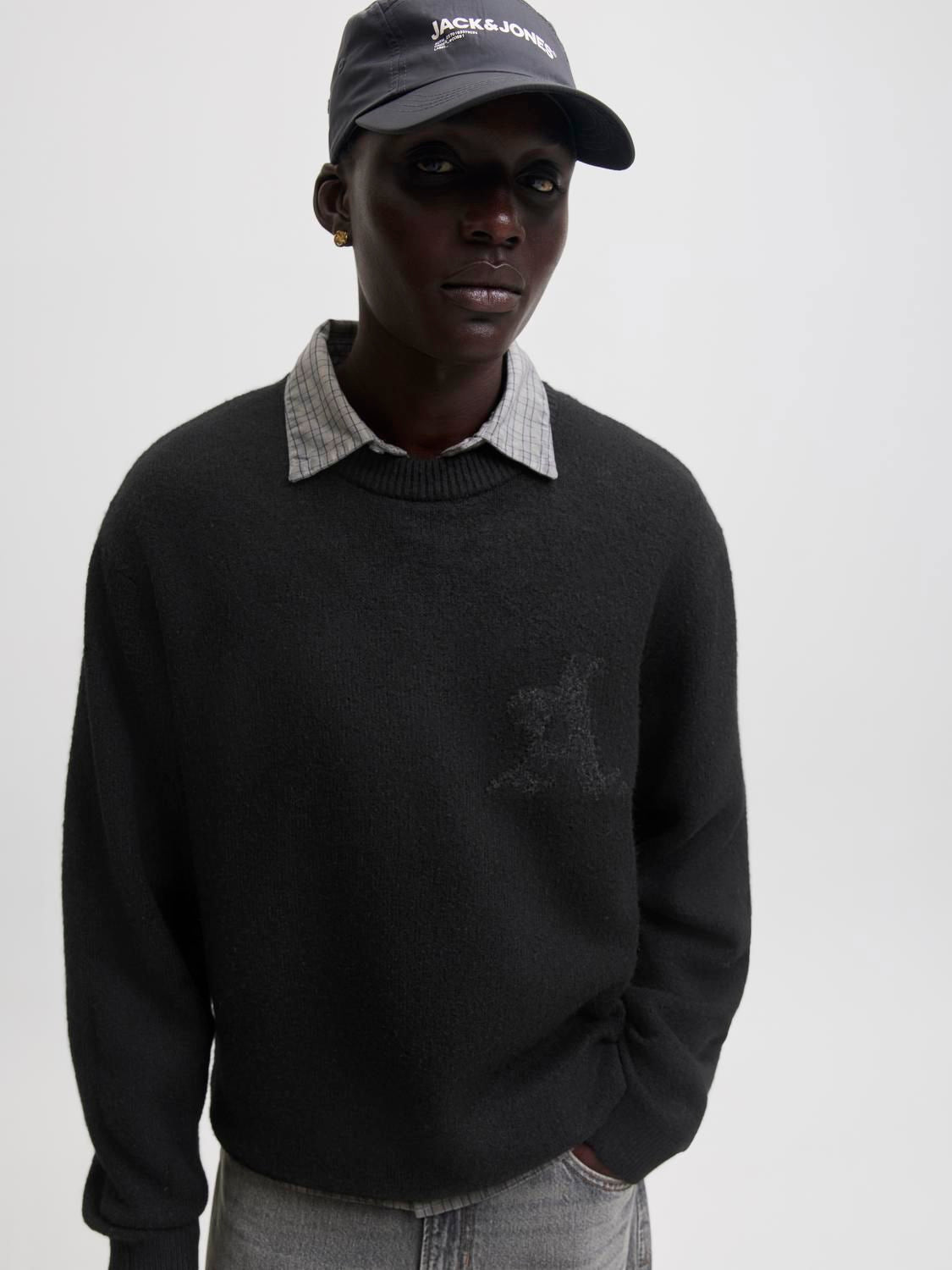 Jcolegacy Knit Jacquard Crew Neck