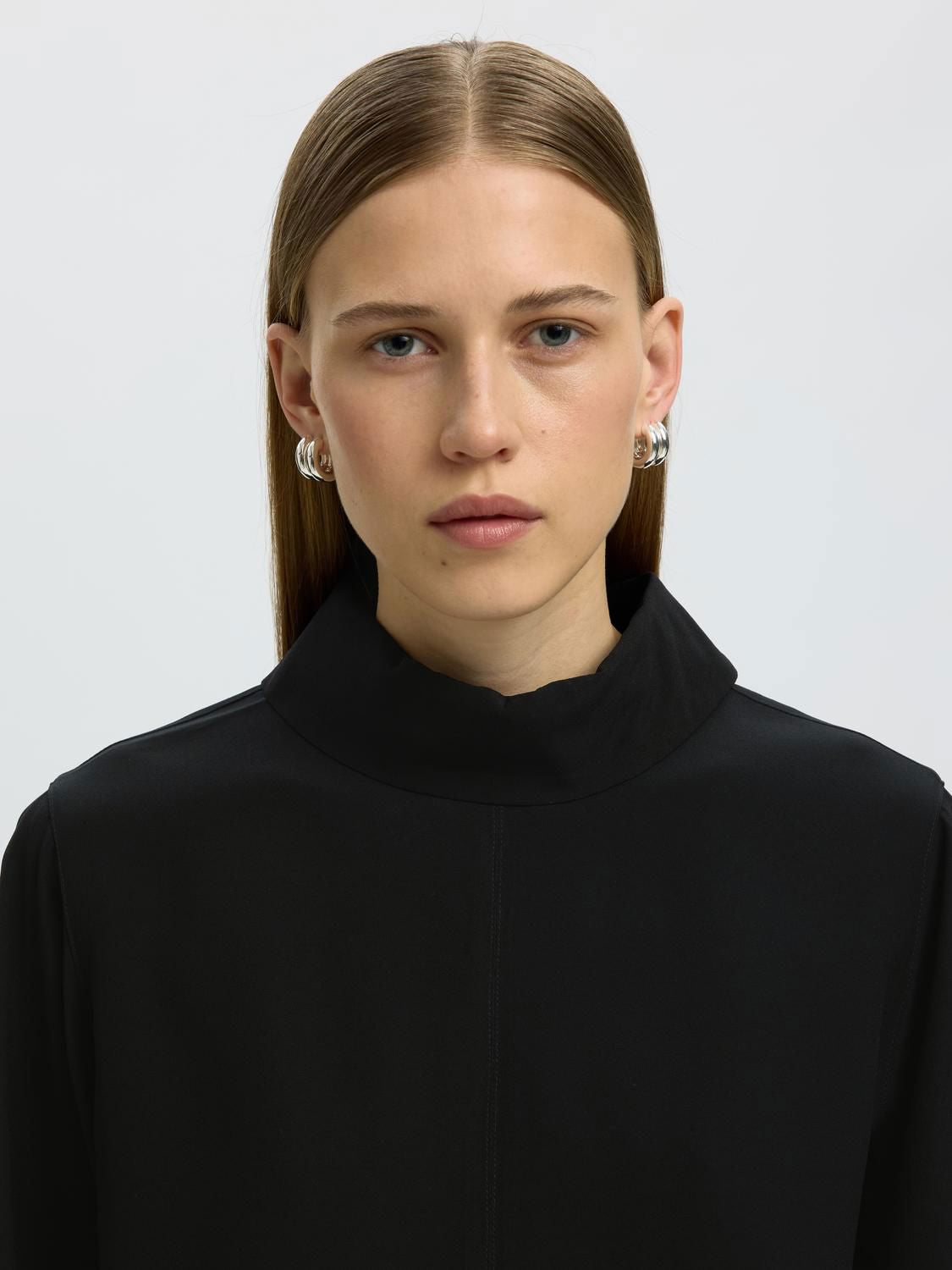 Slwsoler Regular Ls High Neck Top