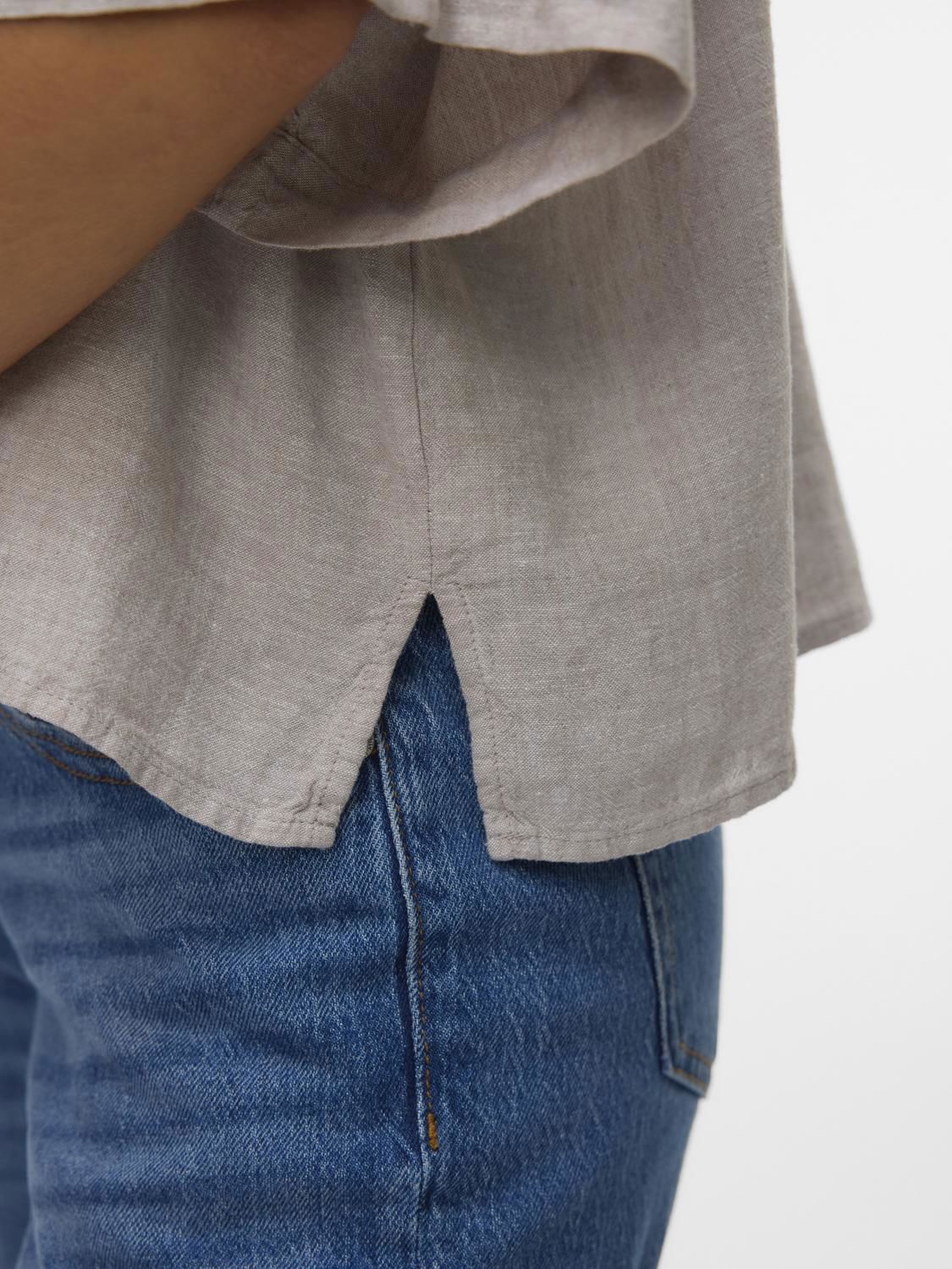 Vmlinn 2/4 Short Shirt Wvn Noos