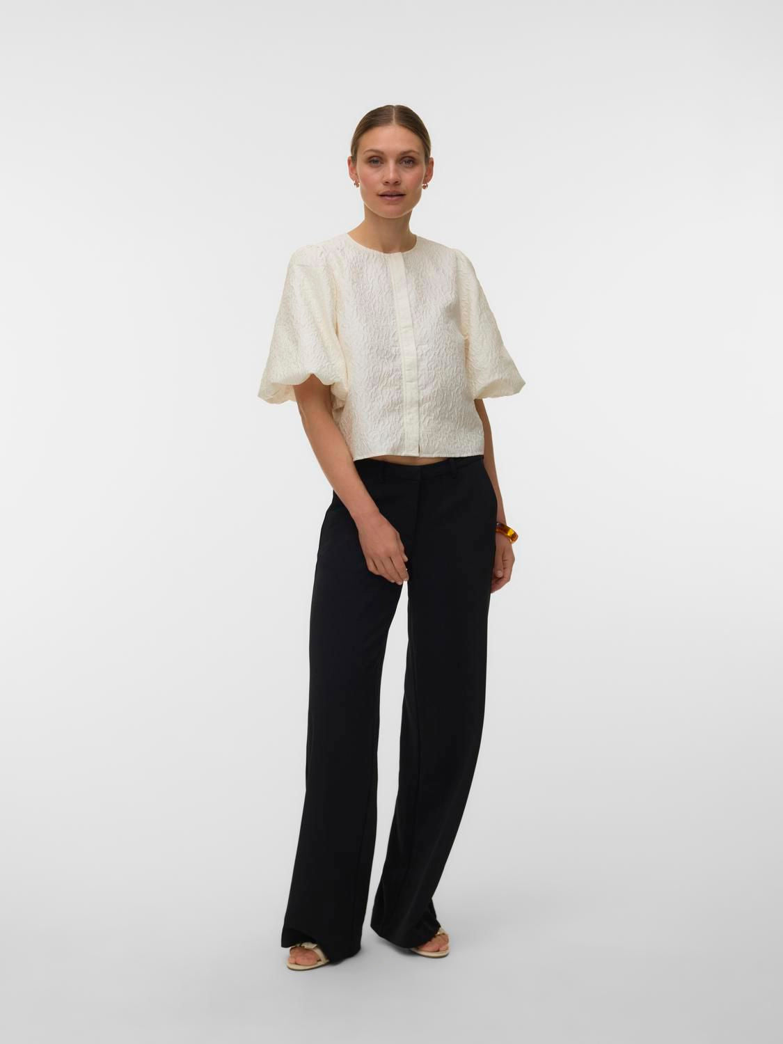 Vmlaia 2/4 O-Neck Top Wvn