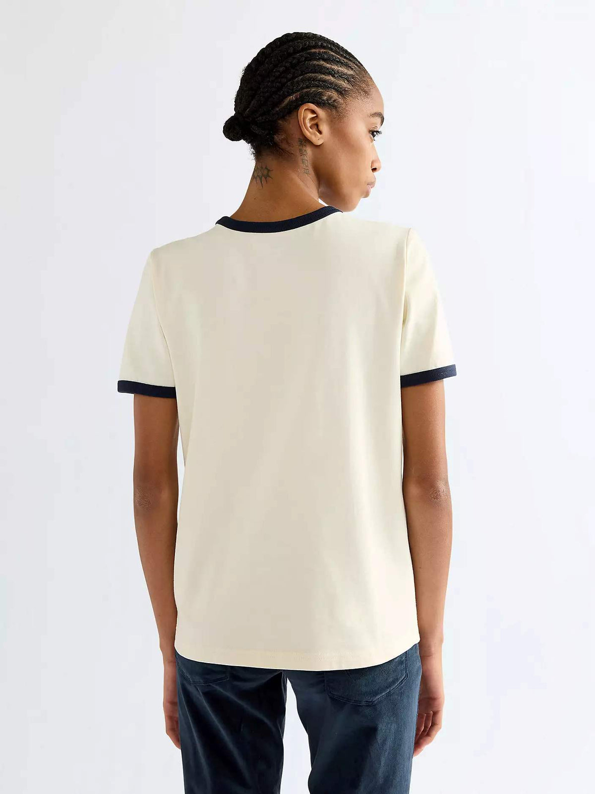Wrangler Ringer tee 112386833 antique white