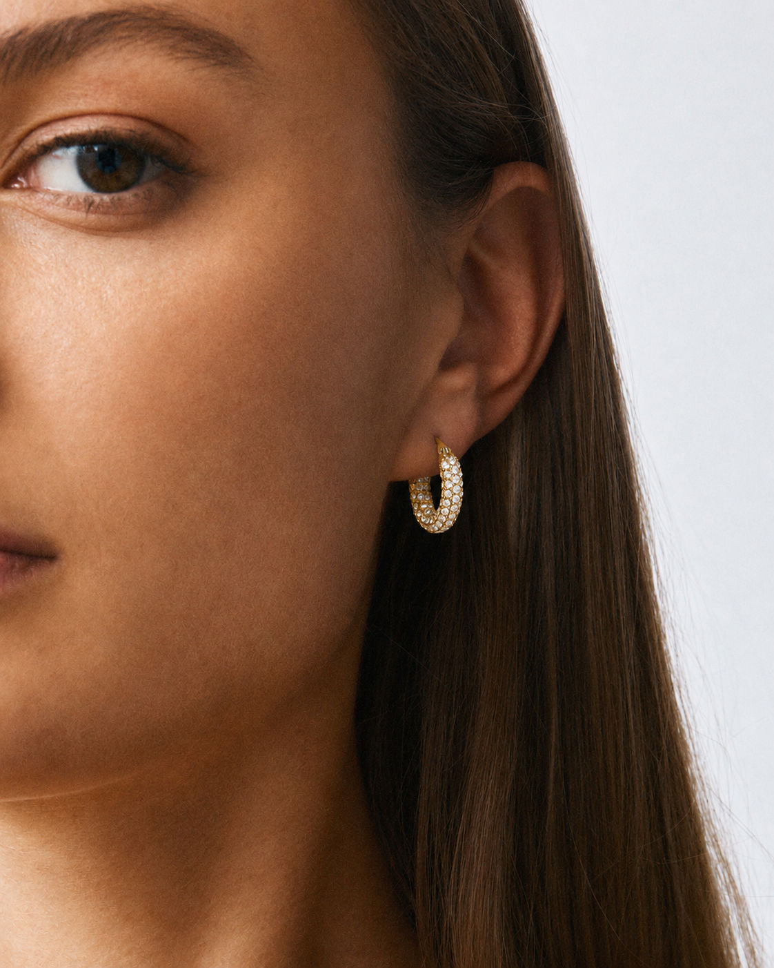Prisma Hoops L Gold