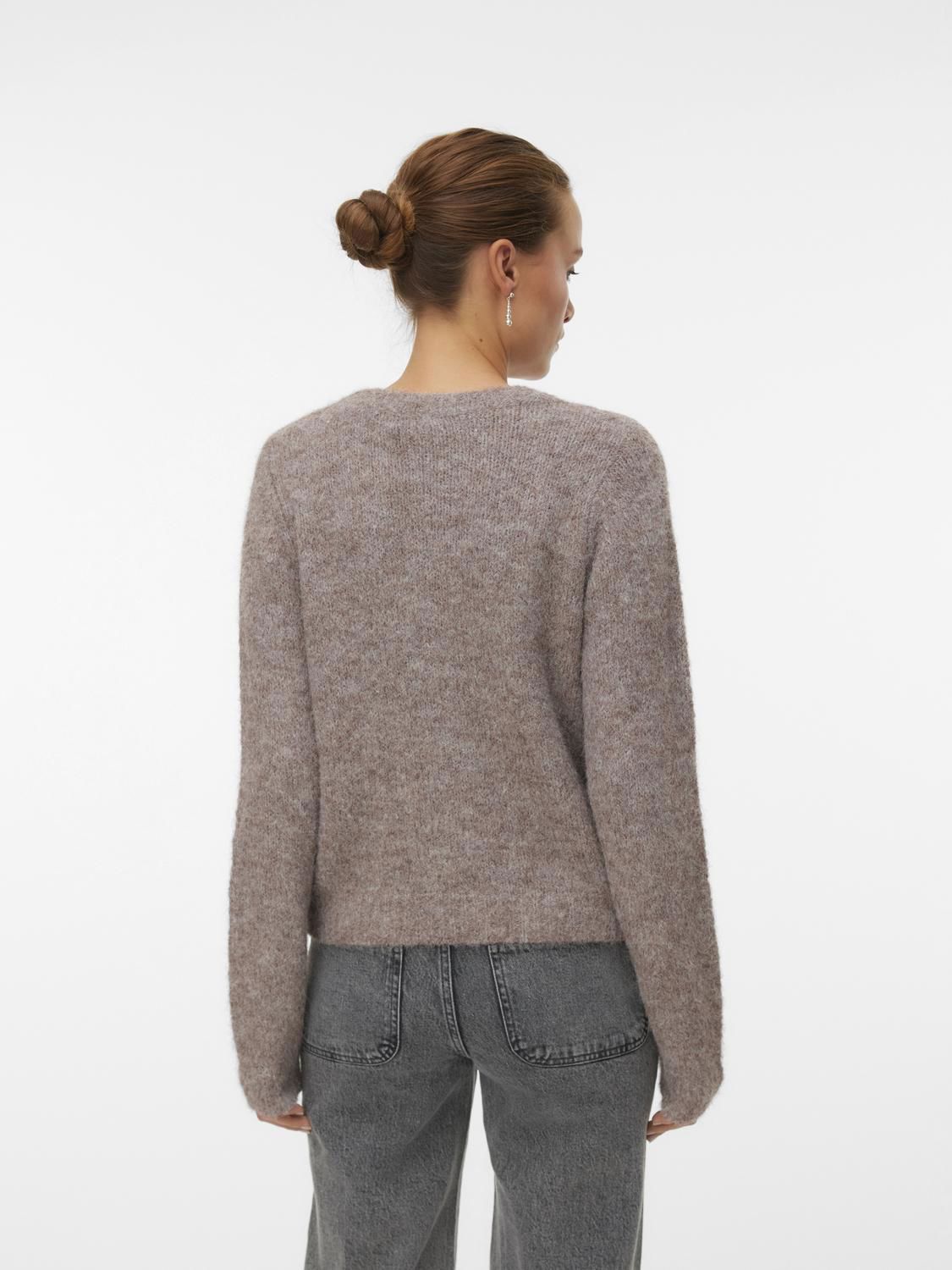 Vmnovah Ls O-Neck Button Cardi Ga Noos