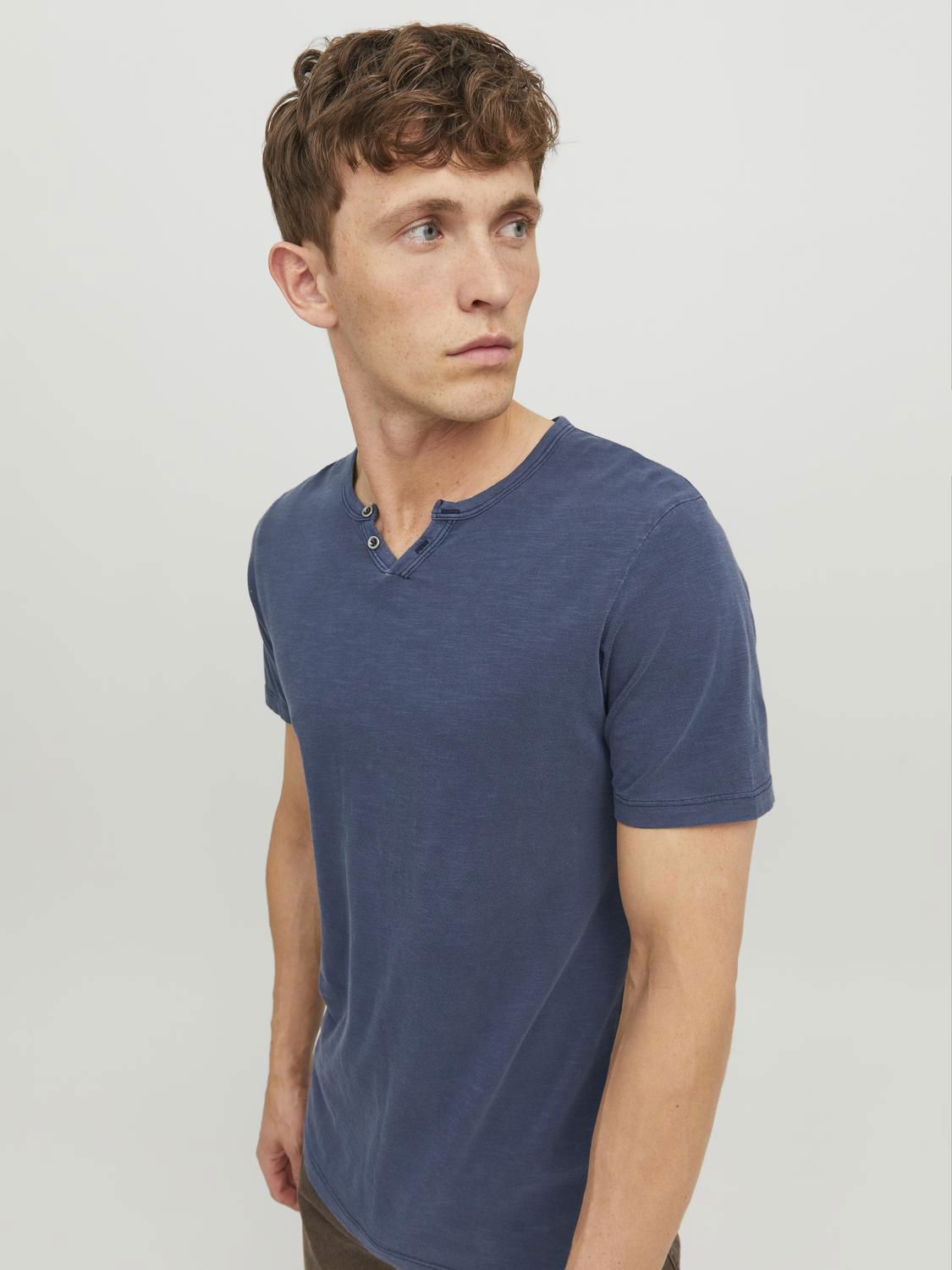 Jjesplit Neck Tee Ss Noos