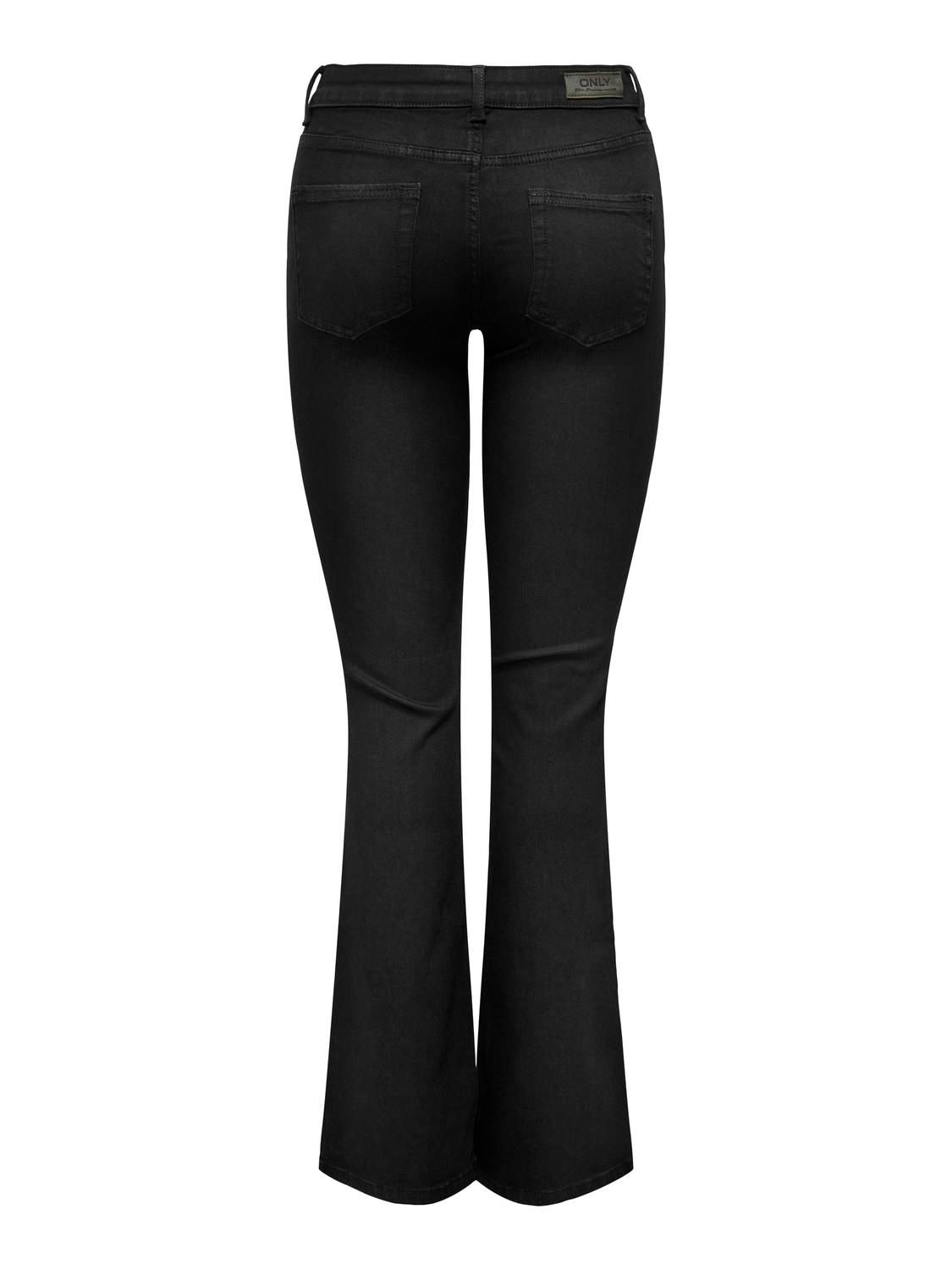 ONLBLUSH MID FLARED DNM REA2343 NOOS Black Denim