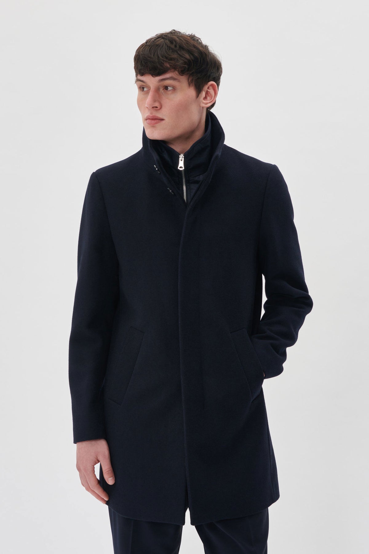 HARVEY N CLASSIC WOOL DARK NAVY