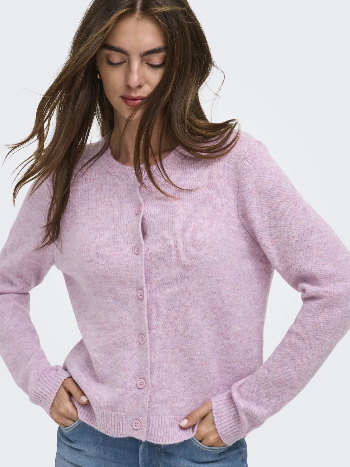 Onlolivia Ls O-Neck Cardigan Cc Knt