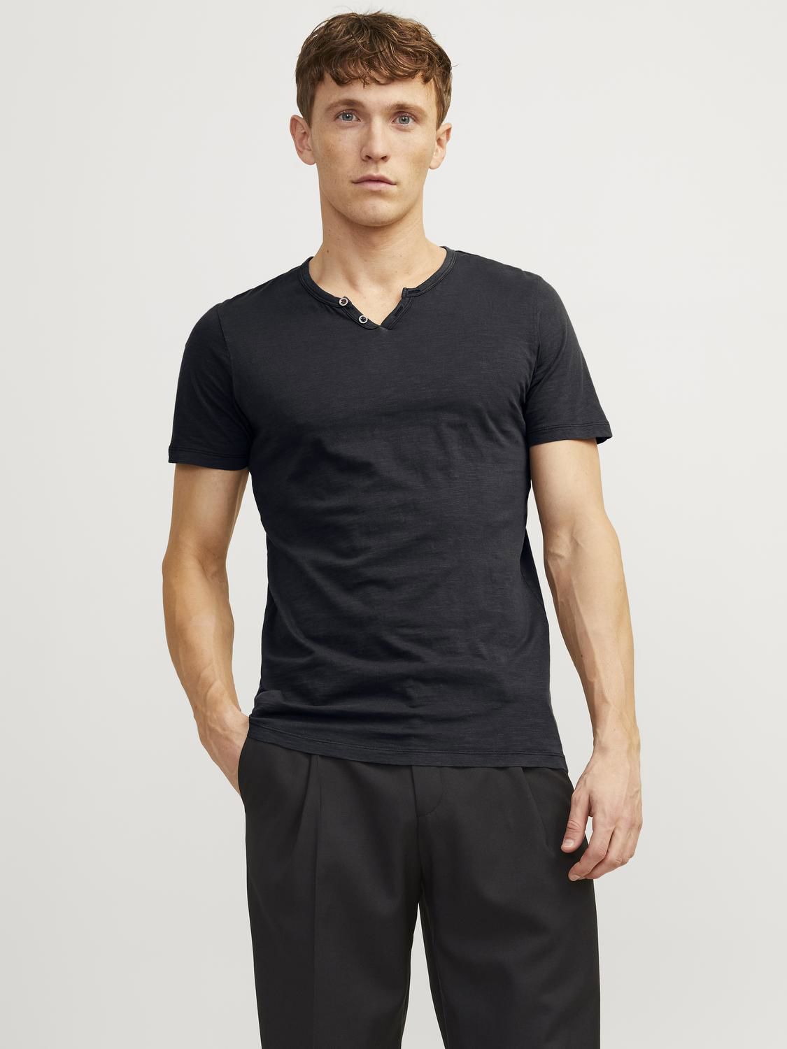 Jjesplit Neck Tee Ss Noos
