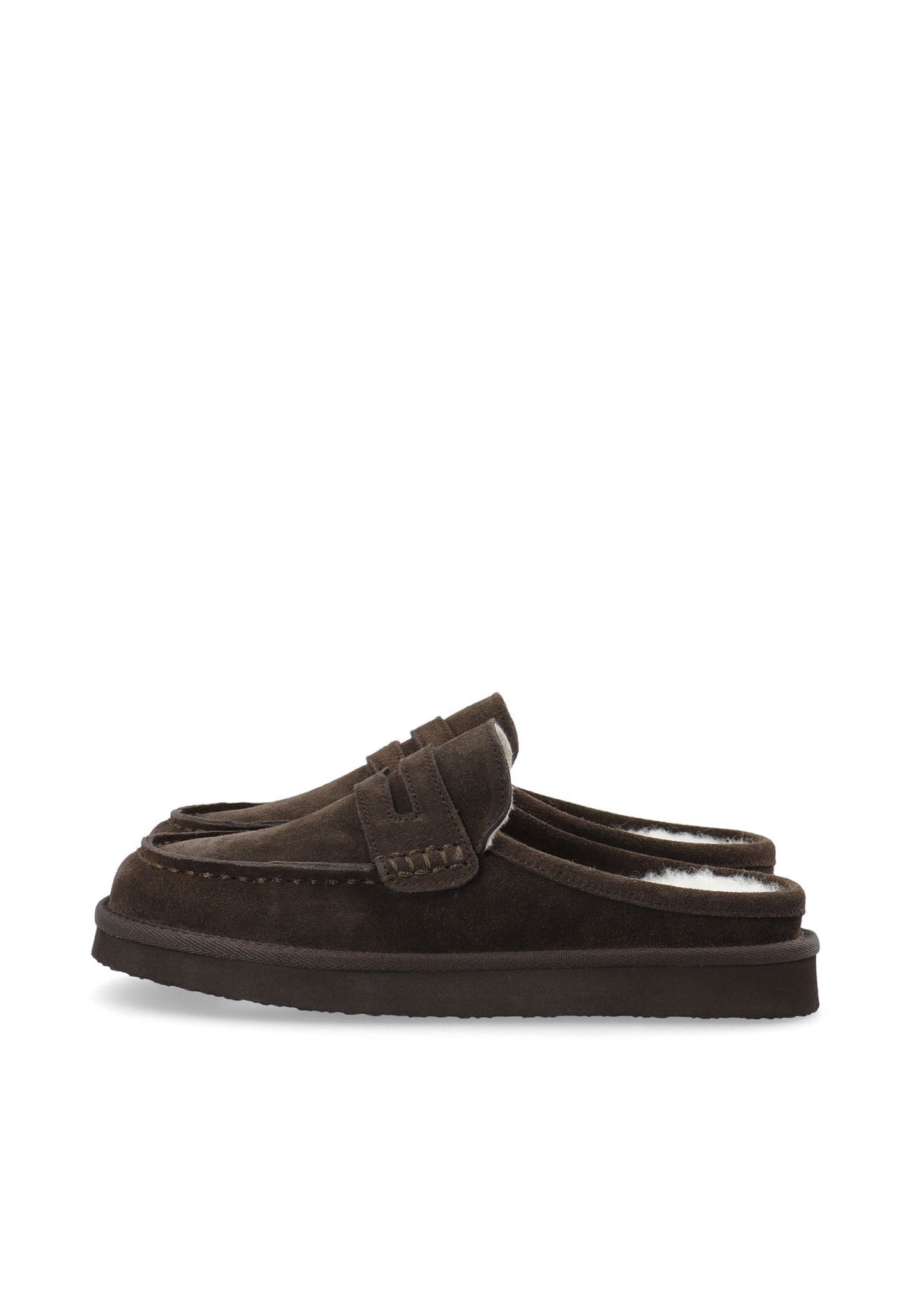 Biasnow Moc Toe Slipper Suede