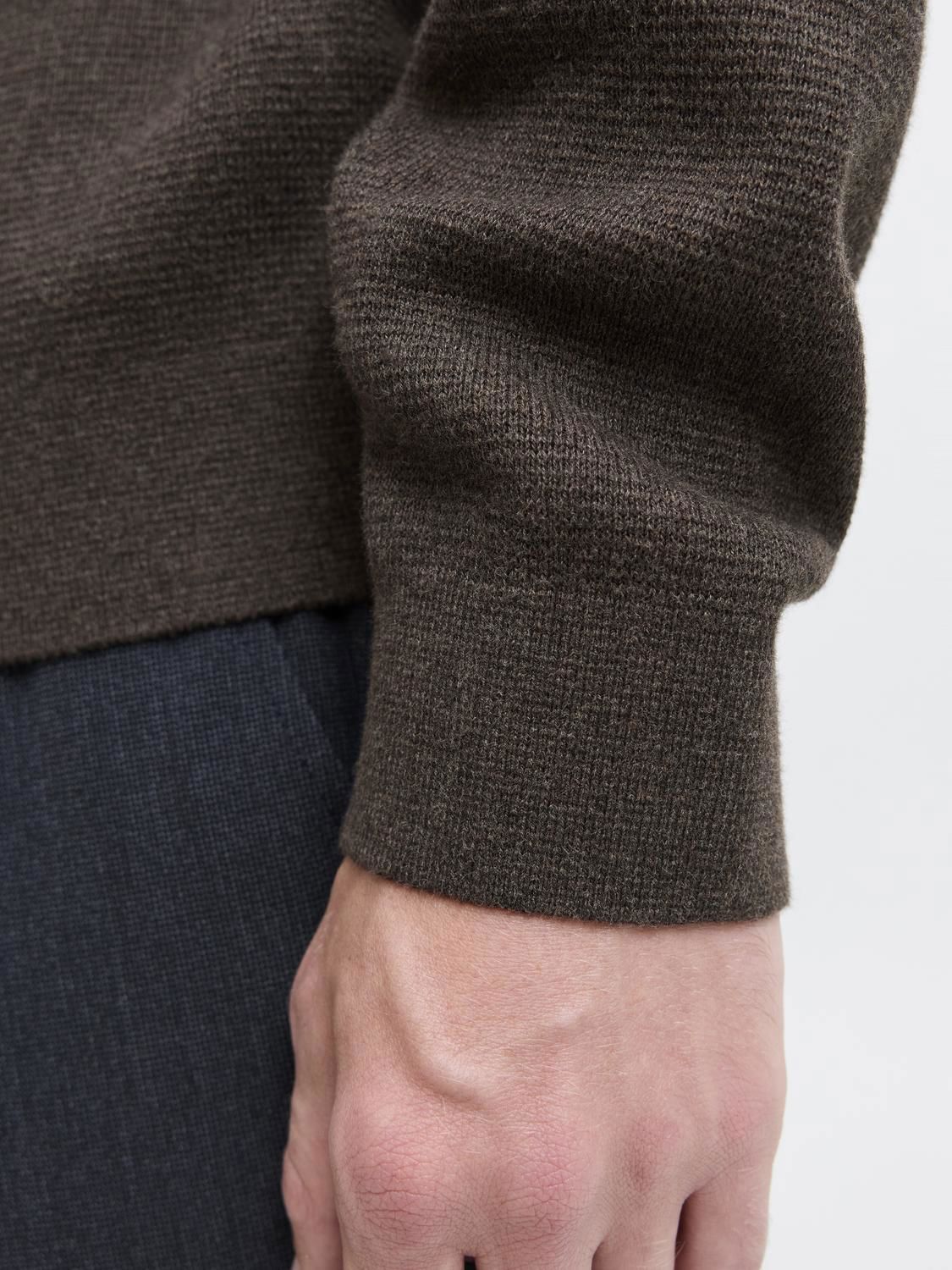 Jprblamilano Stitch Knit Half Zip Sn