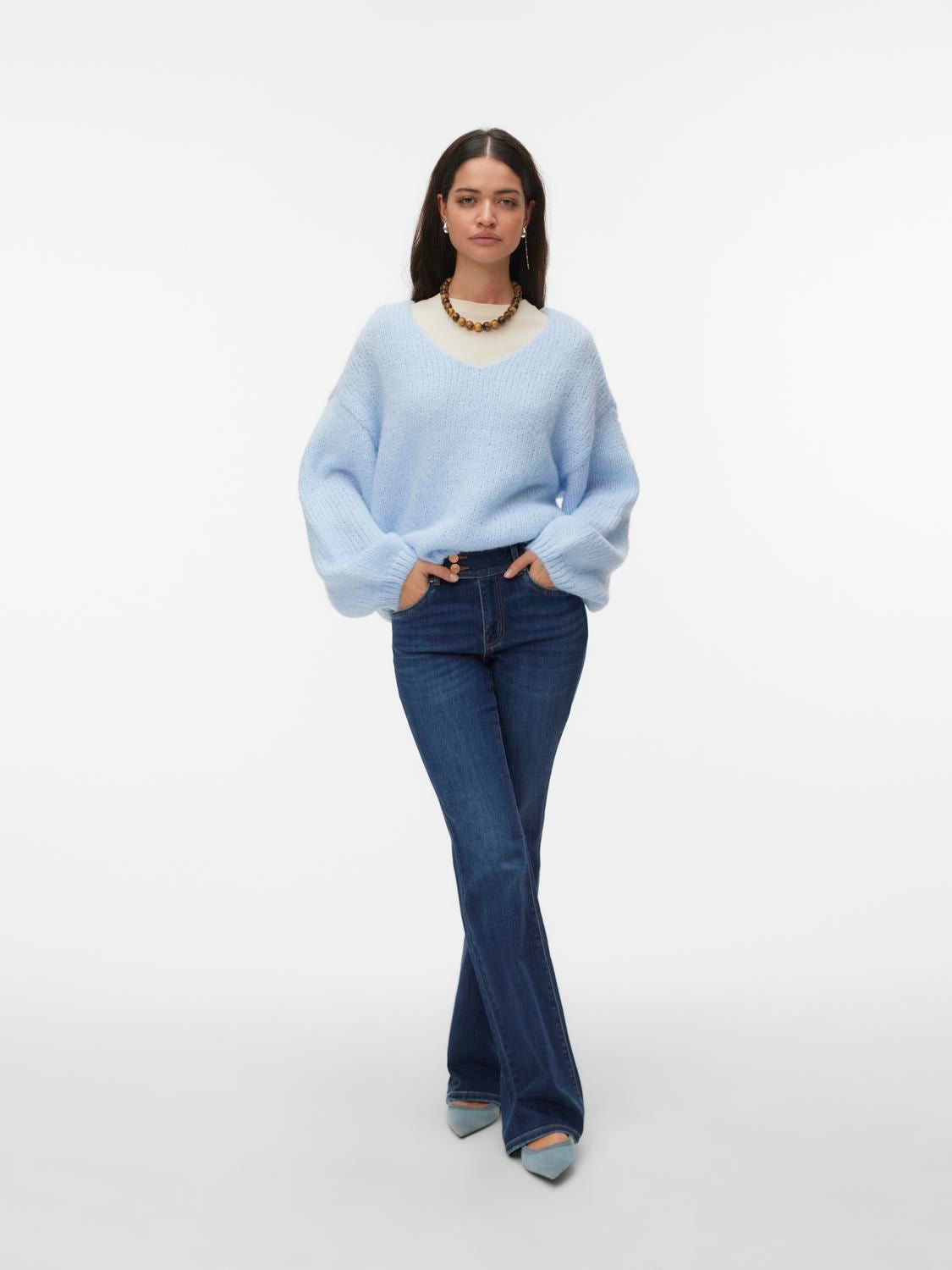 Vmmaybe Ls 2way V-Neck Pullover Noos