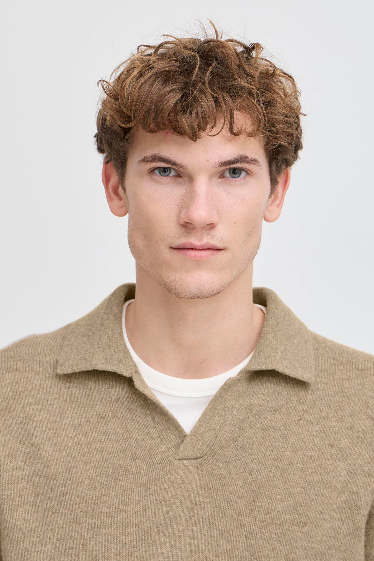 Cfkarl Lambswool Polo Knit