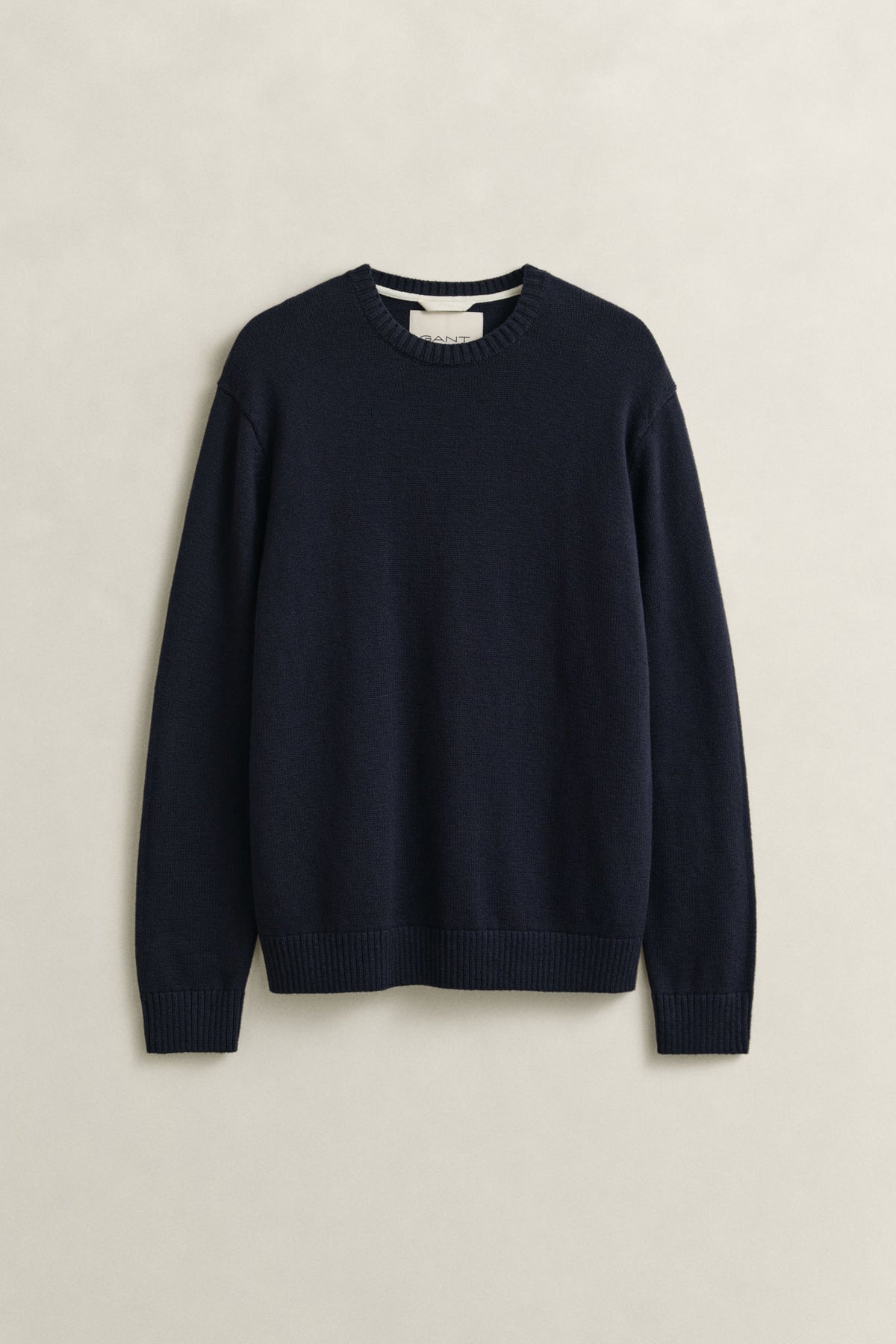 COTTON BLEND C-NECK 8080001 EVENING BLUE