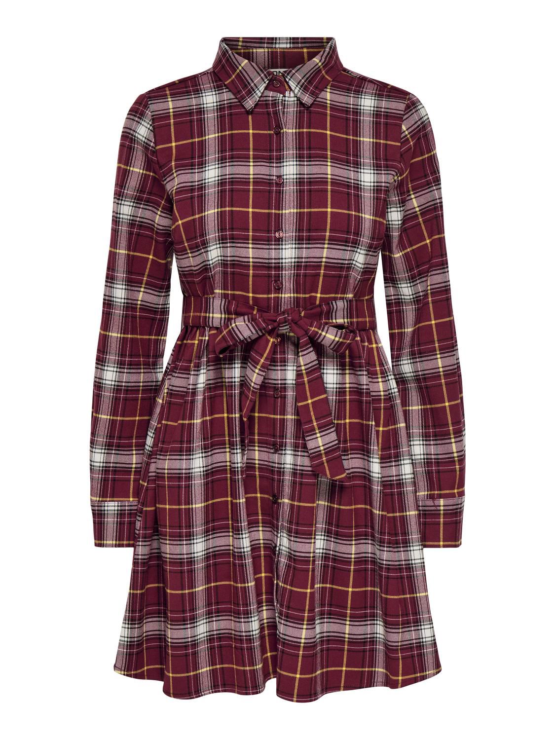 Onlwren Check Short Dress Wvn