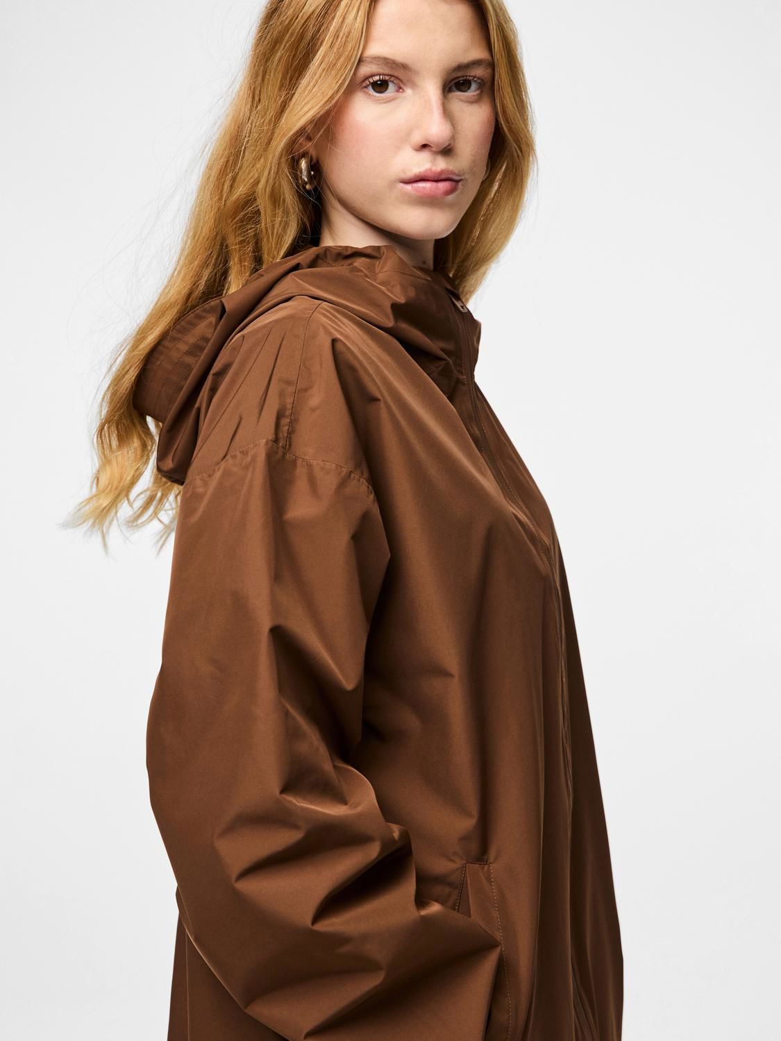 PCTUI RAIN JACKET BC DOWNTOWN BROWN