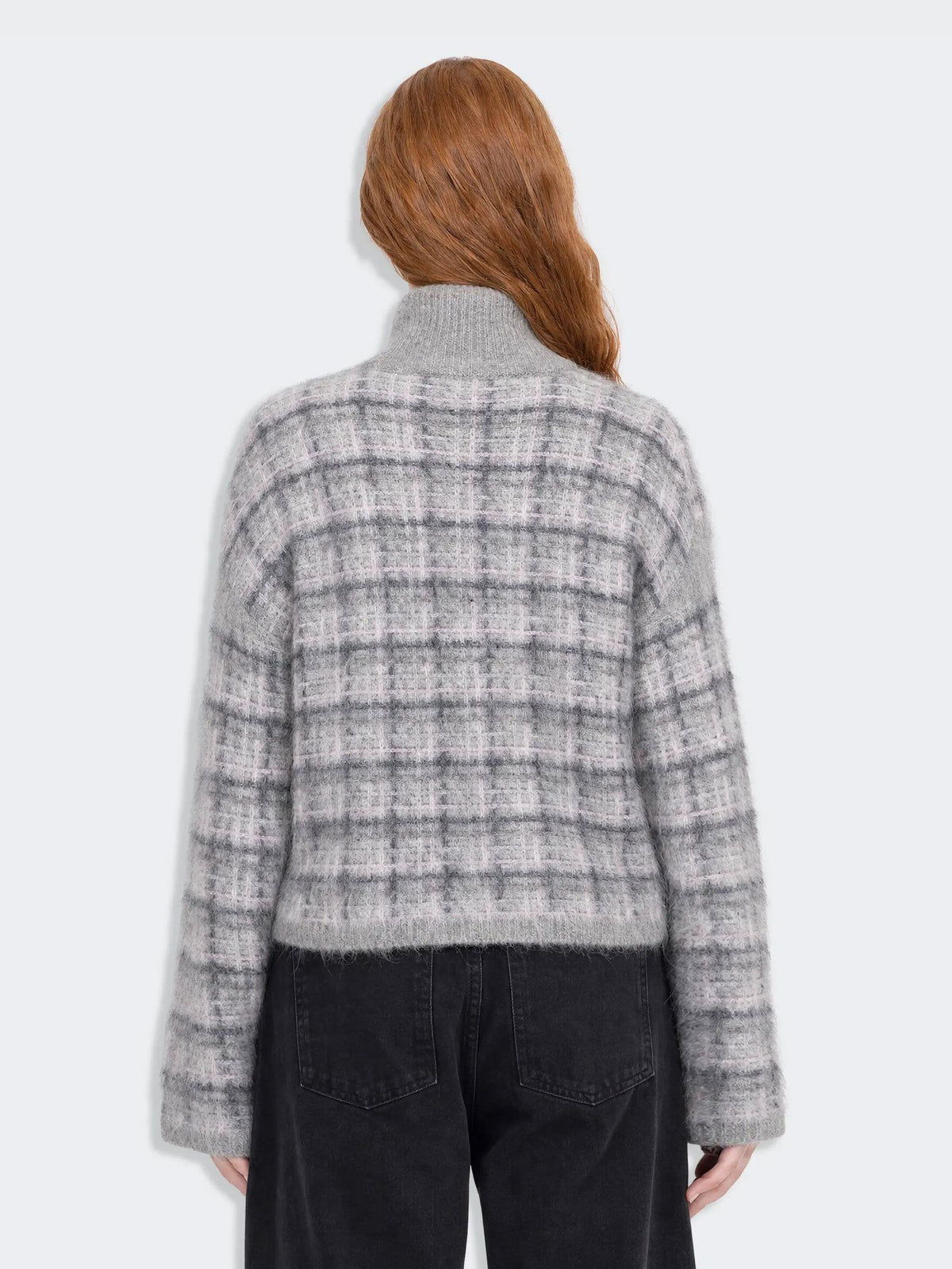 Peony Check Cardigan