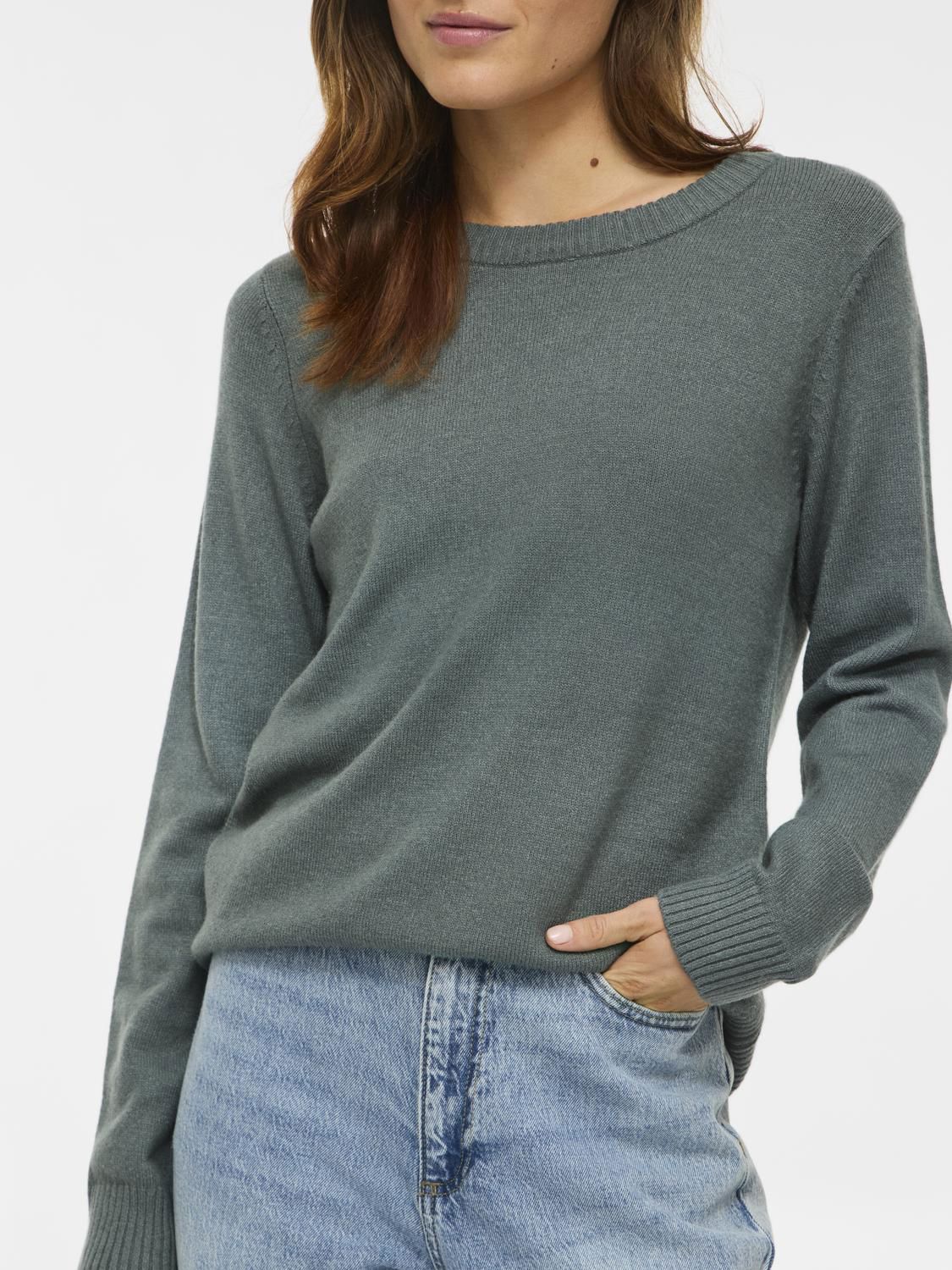 Viril O-Neck L/s Knit Top - Noos