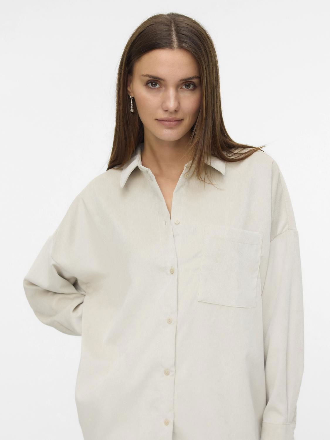Vmsanne Courderoy Ls Shirt Wvn Noos