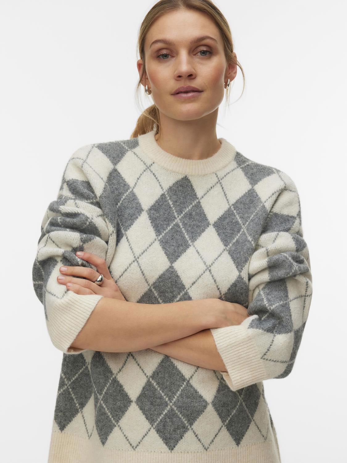 Vmhalo Ls O-Neck Pullover Boo