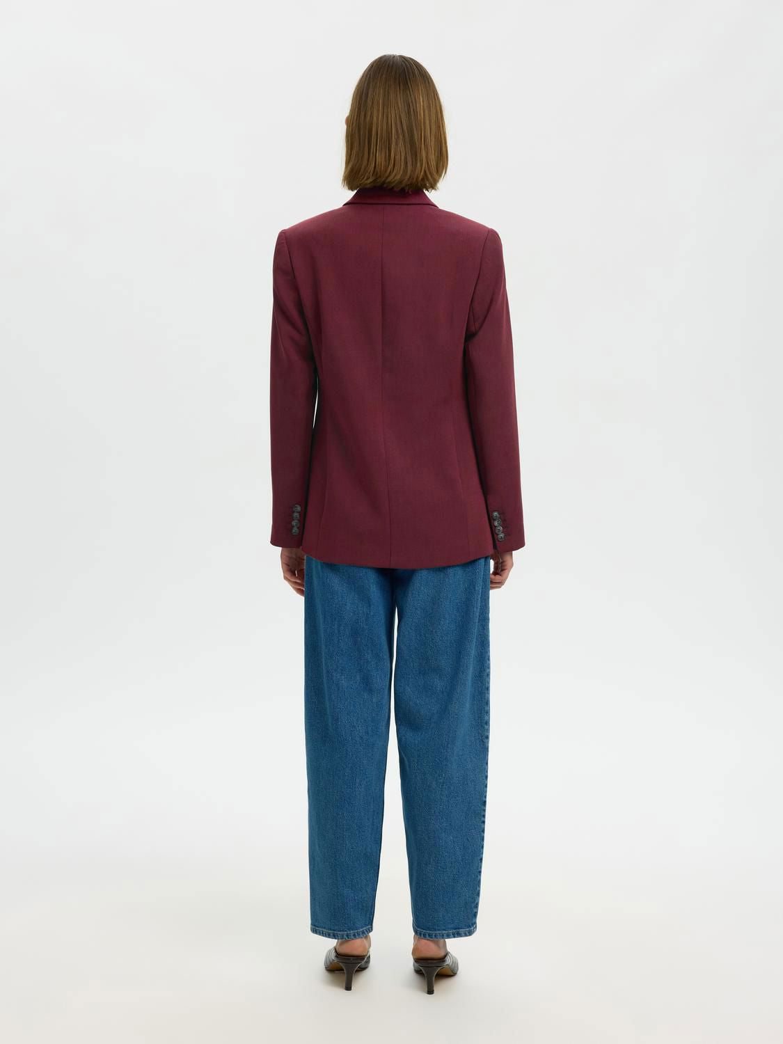 Slwrita Ls Classic Blazer Mel Noos