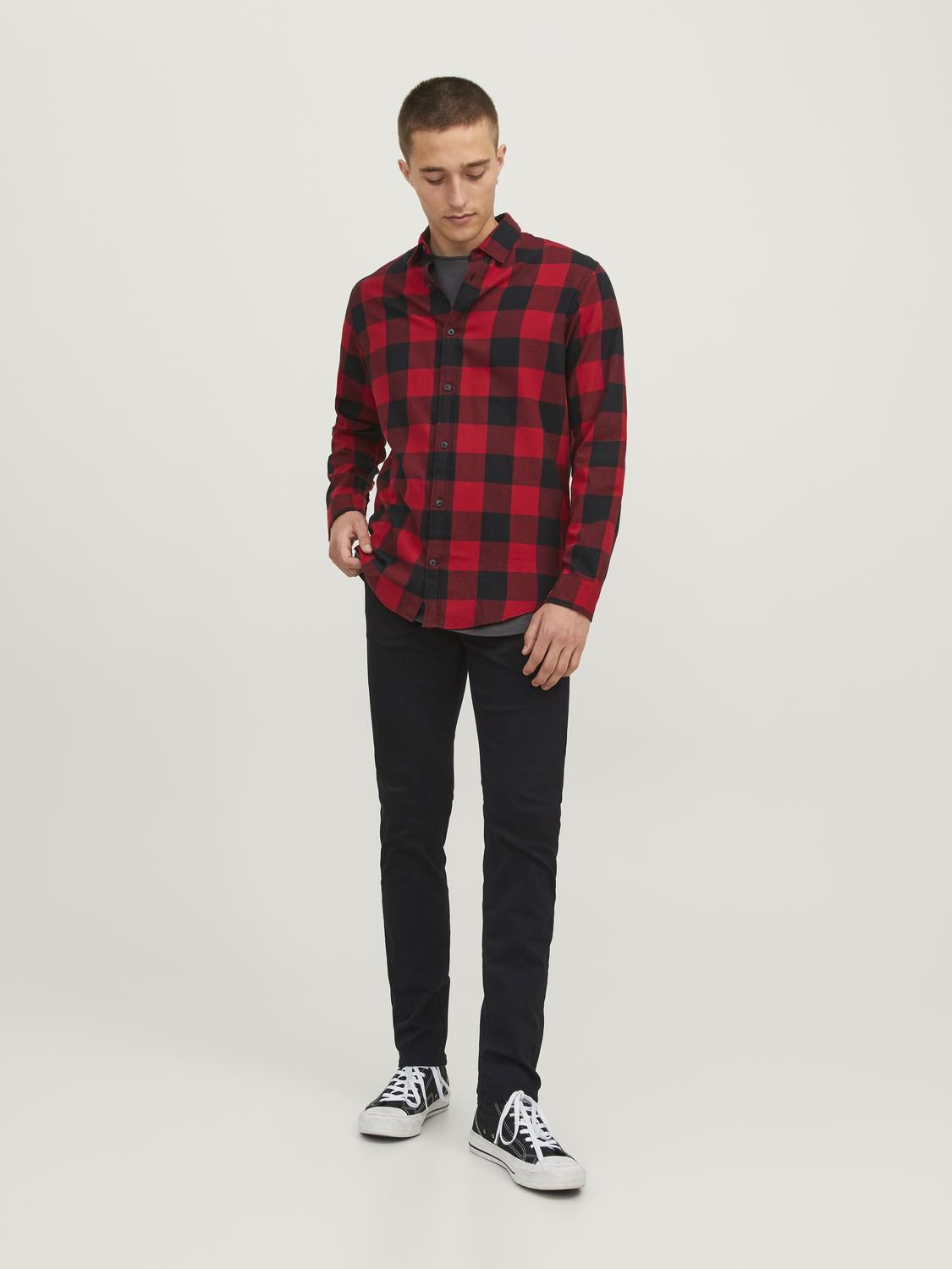 JJIGLENN JJICON JJ 177 50SPS NOOS -BLACK DENIM