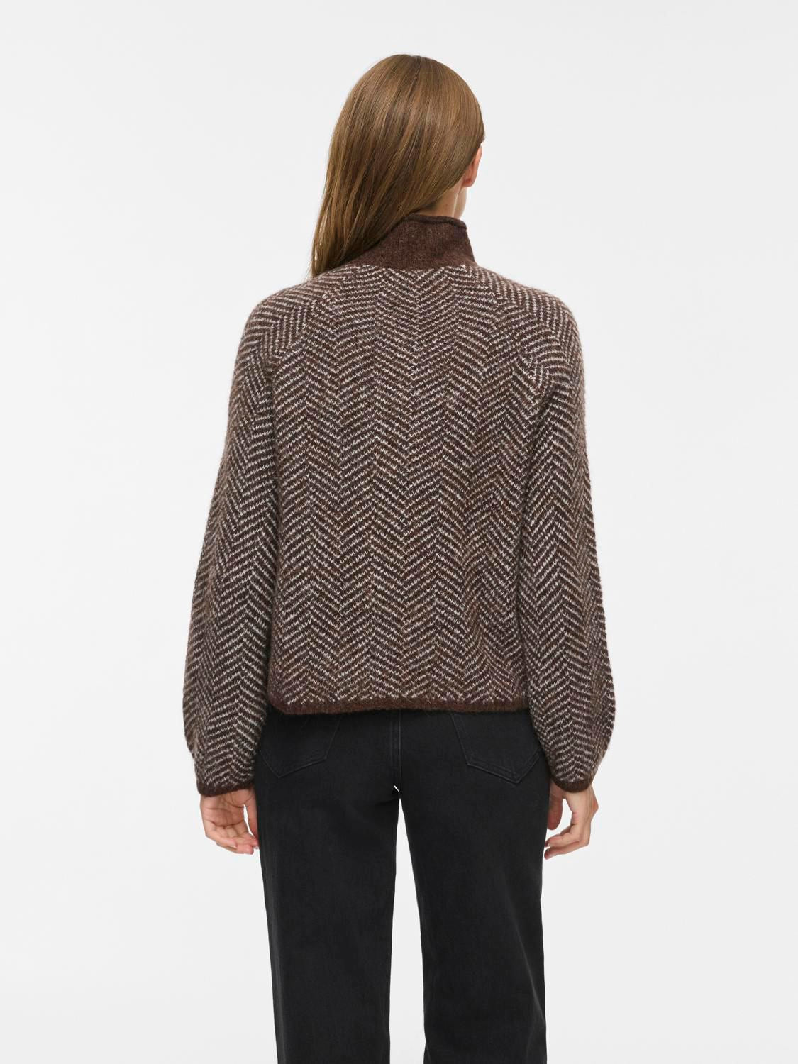 Vilory High Neck L/s Knit Top - Noos