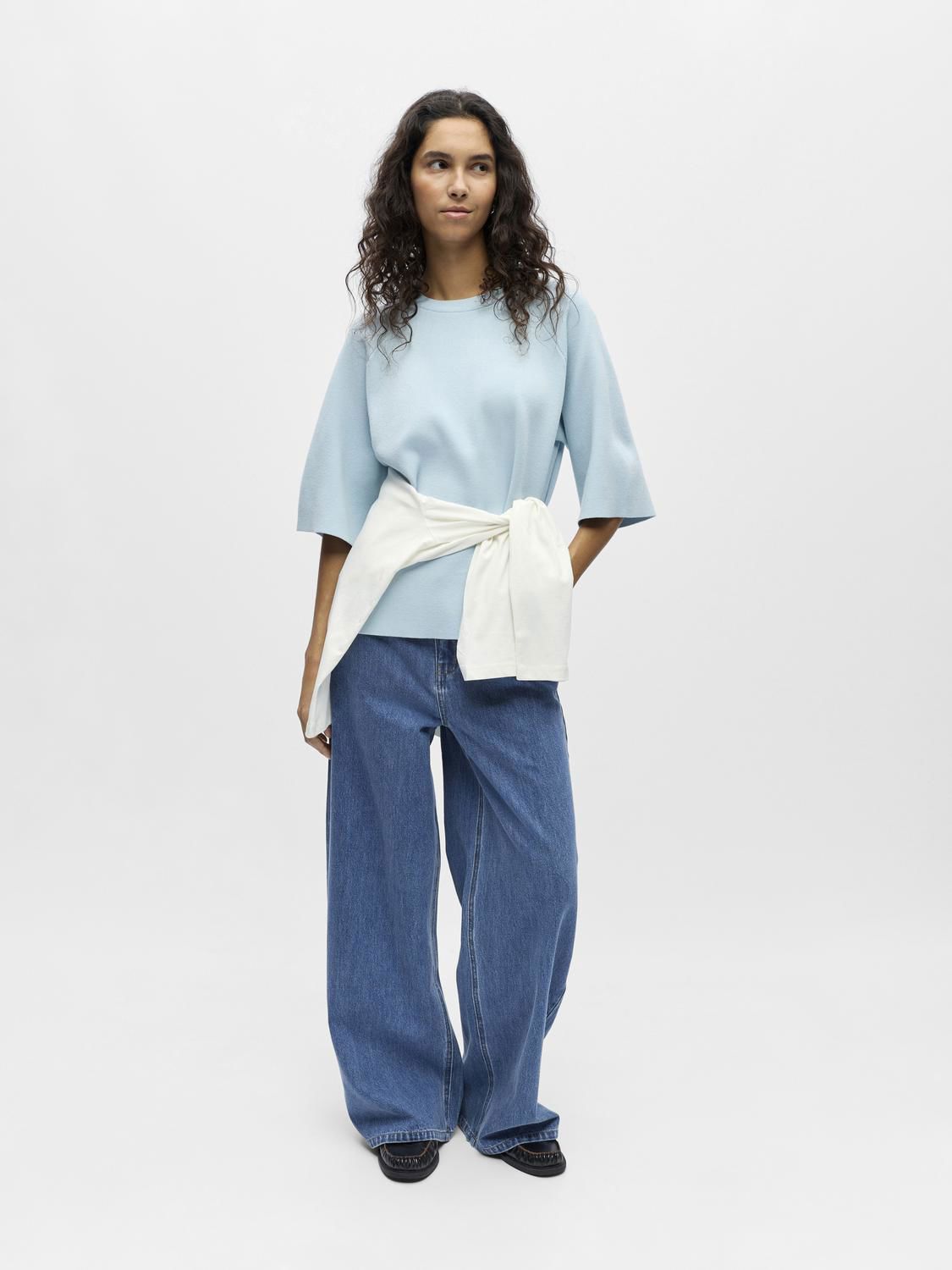Objreynard 2/4 Knit Pullover Noos