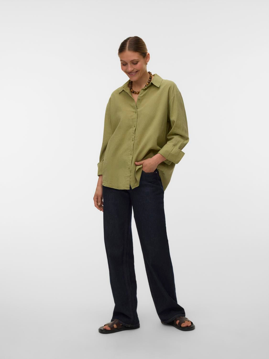 Vmmarley Ls Shirt Wvn Sb4
