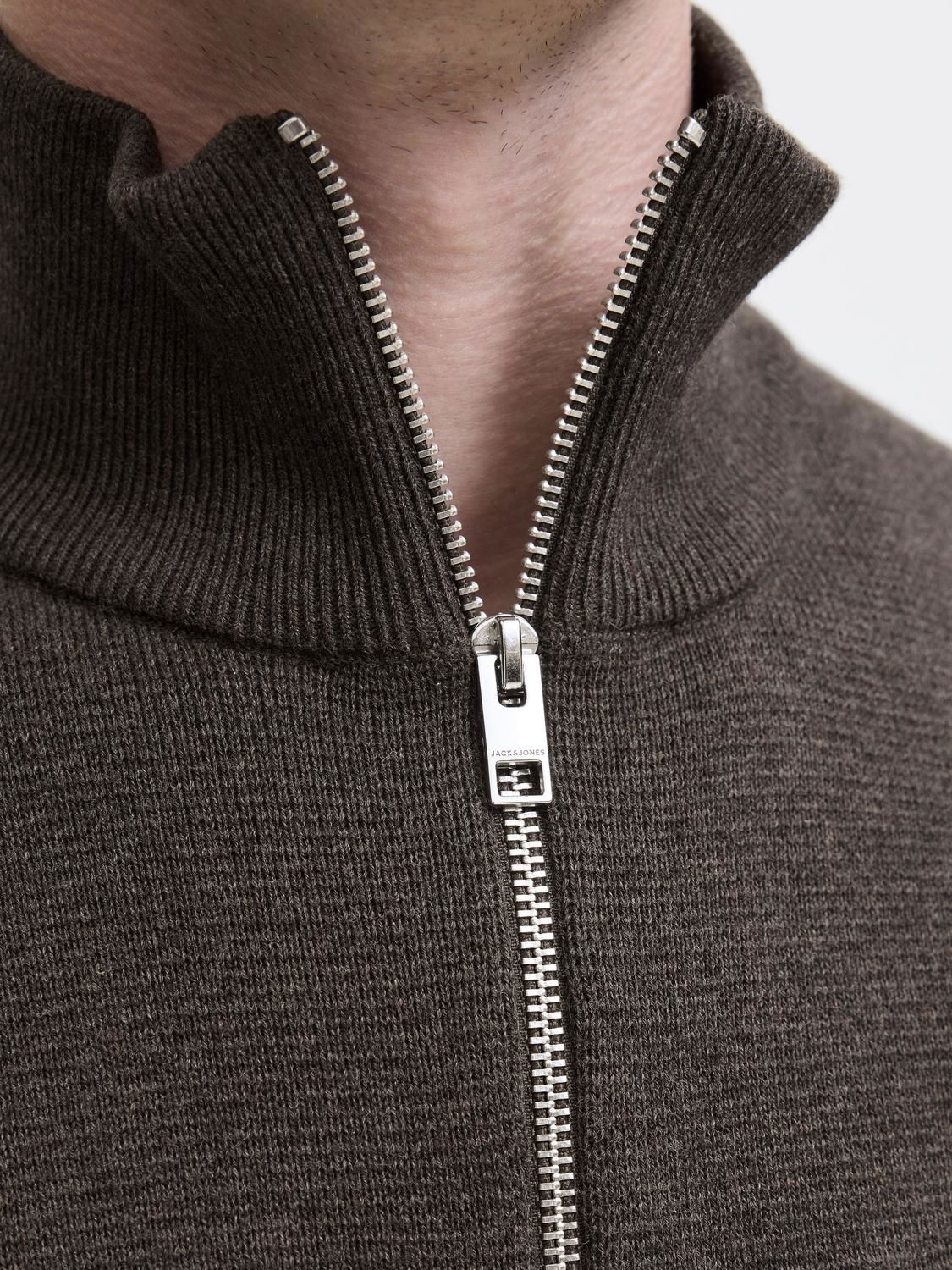 Jprblamilano Stitch Knit Half Zip Sn