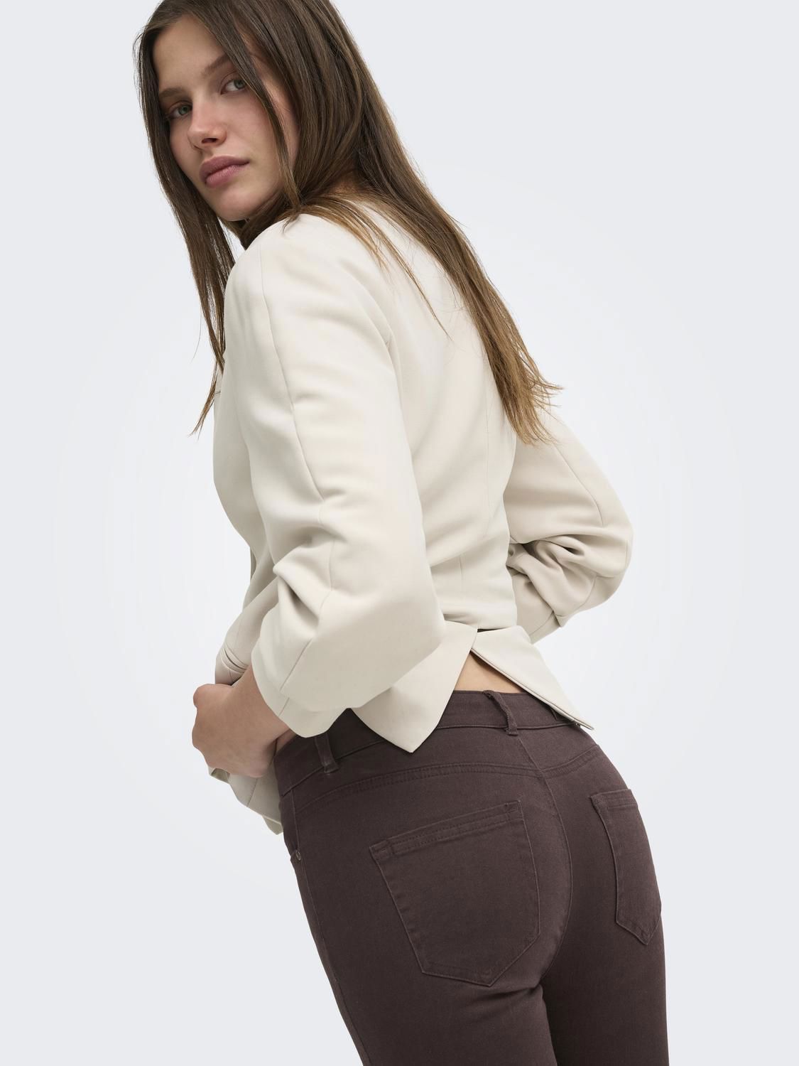 Onlblush Mid Flared Colour Pant Pnt Noos
