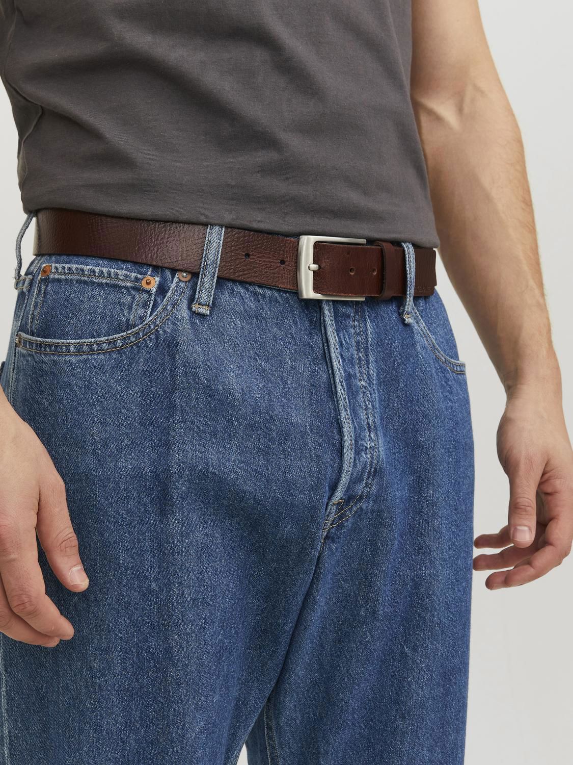 Jacstockholm Leather Belt Noos