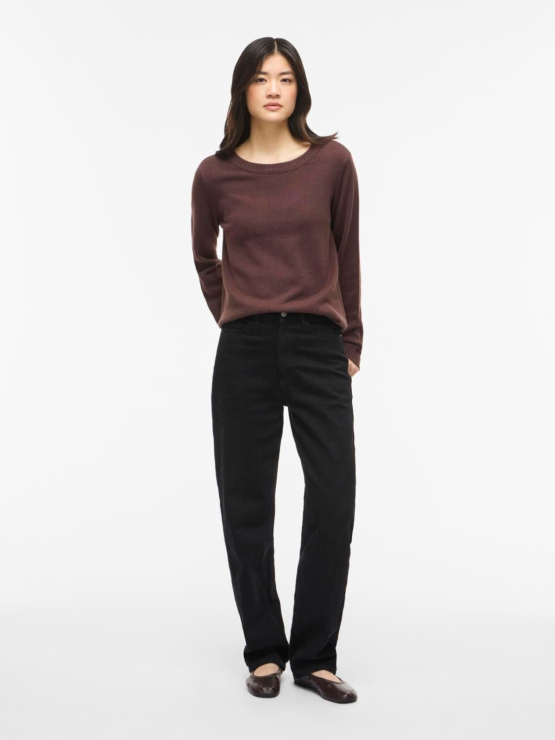 Viril O-Neck L/s Knit Top - Noos