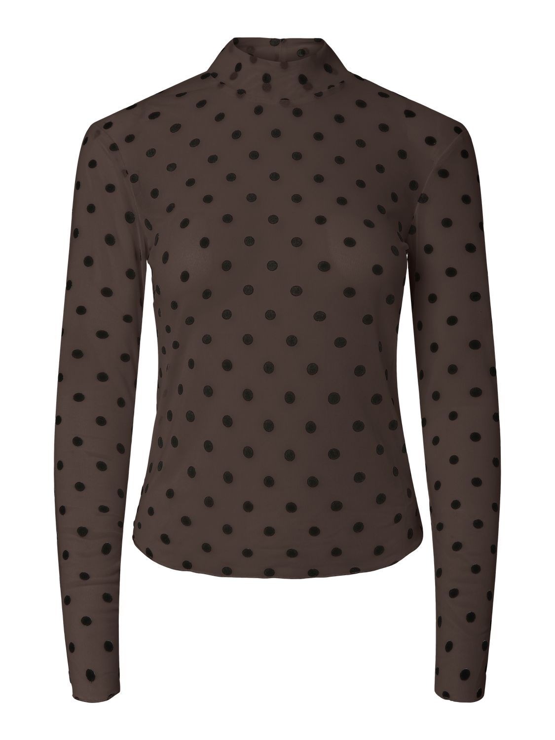 Pcjeshi Ls High Neck Top Jrs Bc