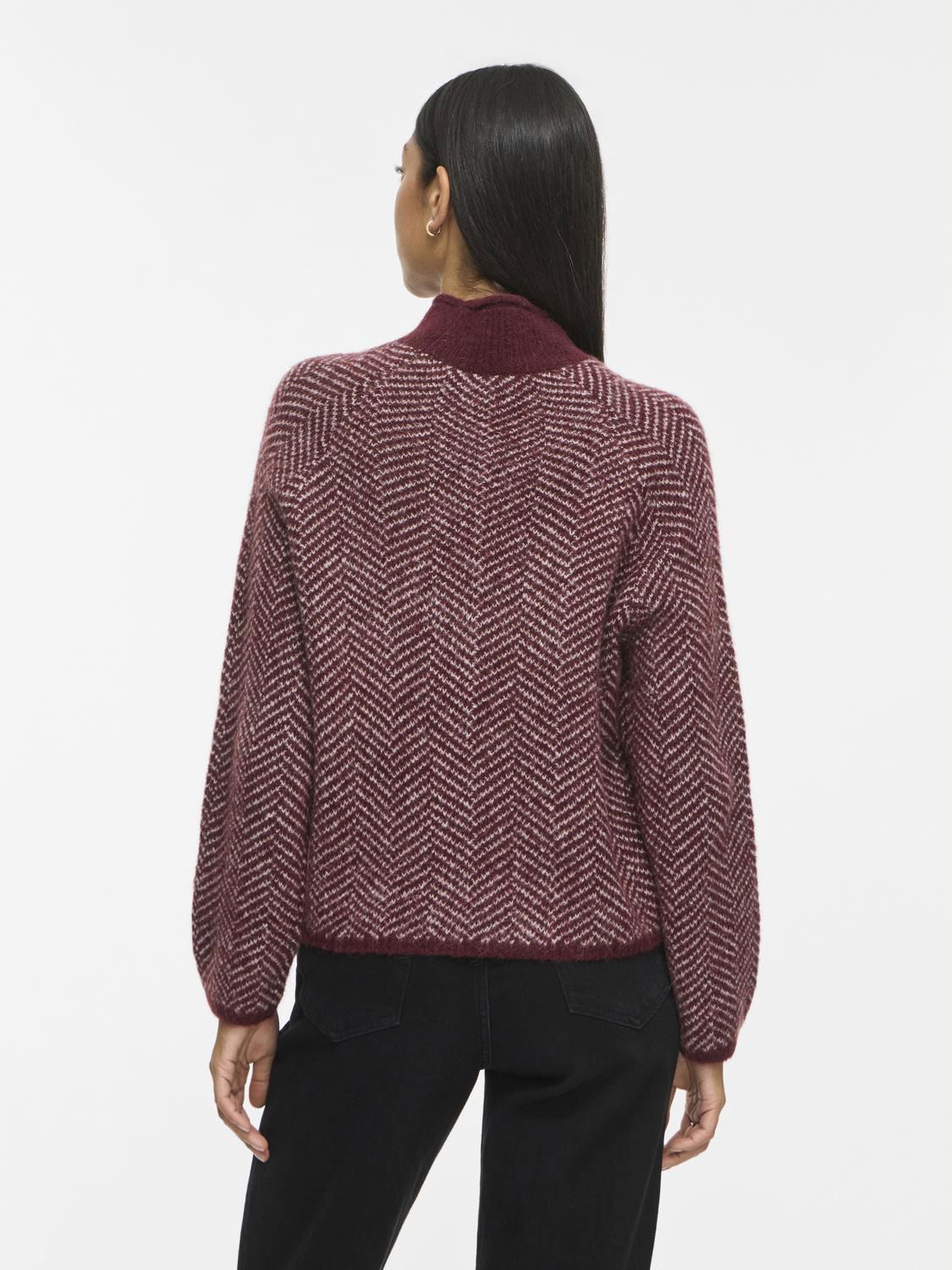 Vilory High Neck L/s Knit Top - Noos