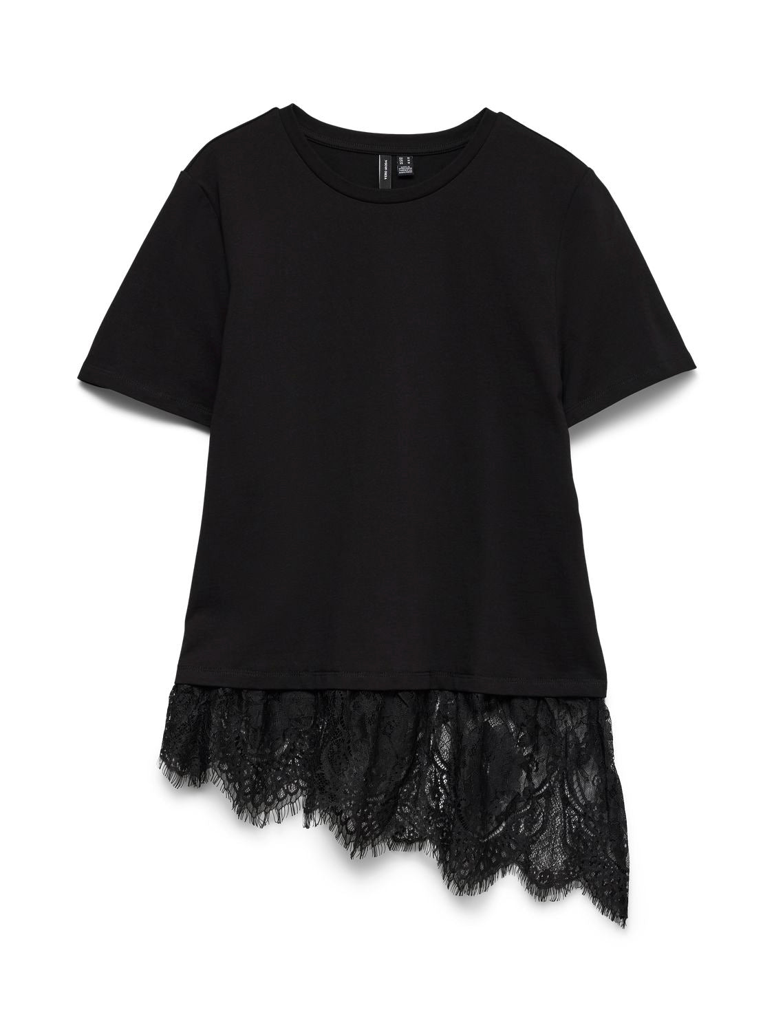 Vmbrit Ss O-Neck Lace T-Shirt Jrs