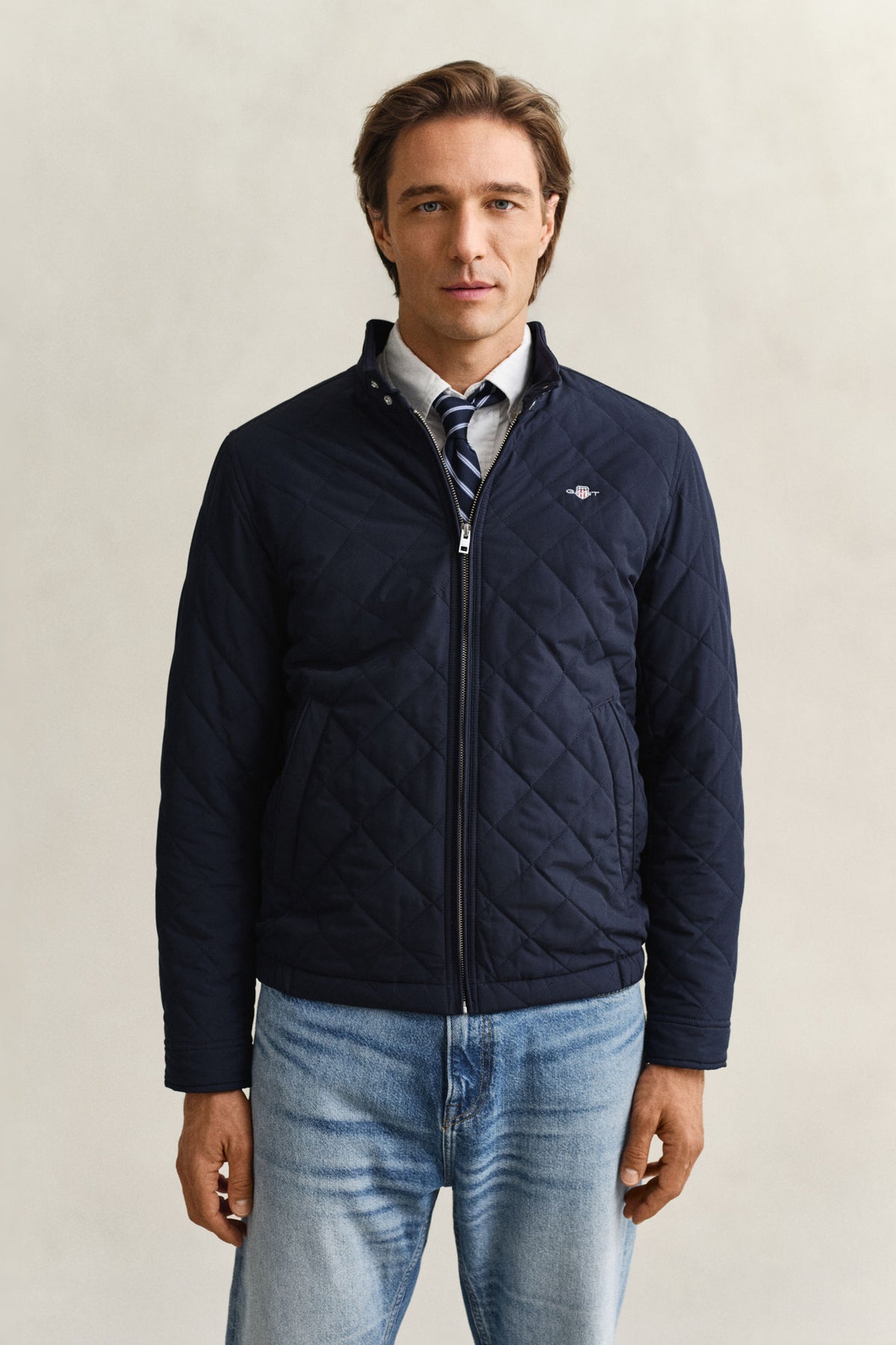 QUILTED WINDCHEATER 7006340 EVENING BLUE